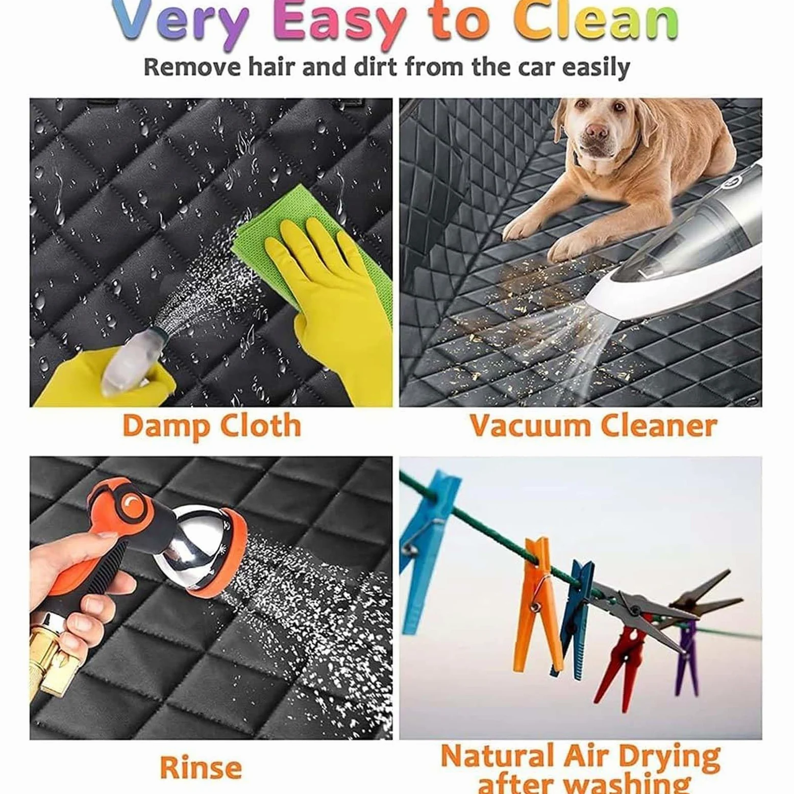 Telo Bagagliaio Auto per Cani per Mini 2Doors/Cooper/Cooper S/Cooper SE, Fodere Sedili per Cani per Veicoli Antistrappo e Impermeabile con Protezione Laterale