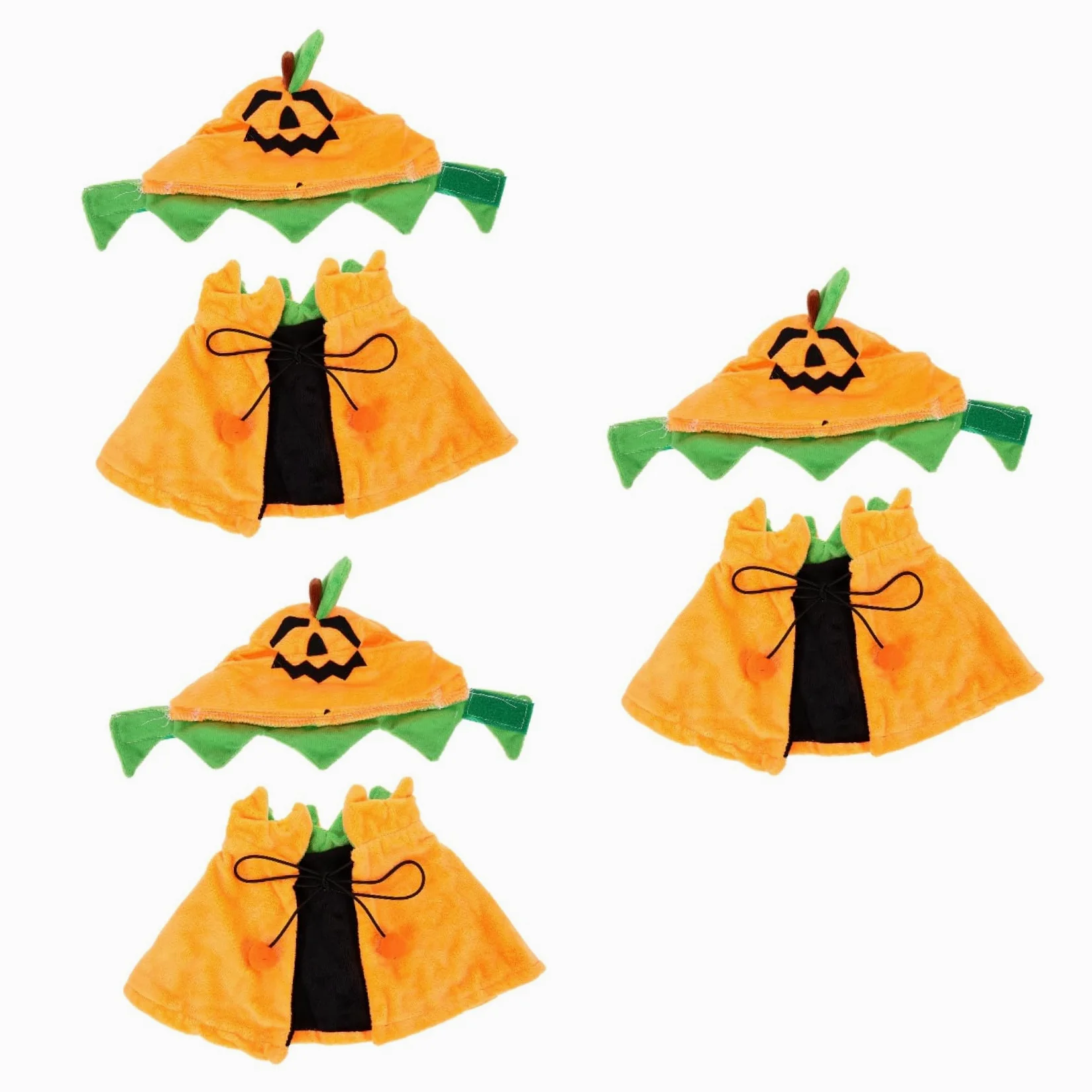 SUPVOX 3 Set Mantello Per Animali Domestici Abbigliamento Per Cani Di Halloween Costume Da Cucciolo Di Zucca Criniera Di Cane Costume Cosplay Per Animali Domestici Prop Peluche