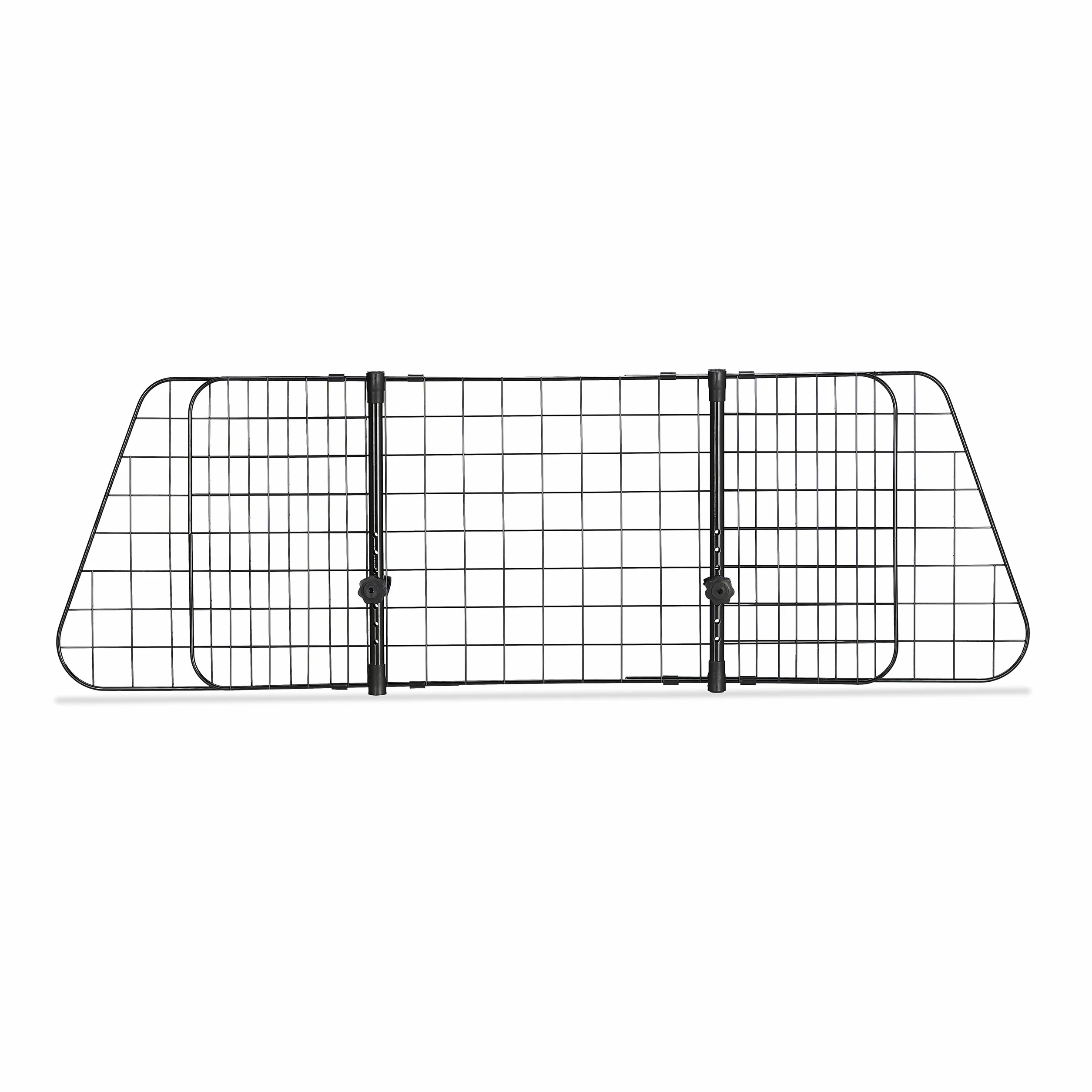 Relaxdays Griglia Divisoria per Auto, Bagagliaio, Animali, Valigie, Universale, Larg. Regolabile, HL: 40x92-157 cm, Nero