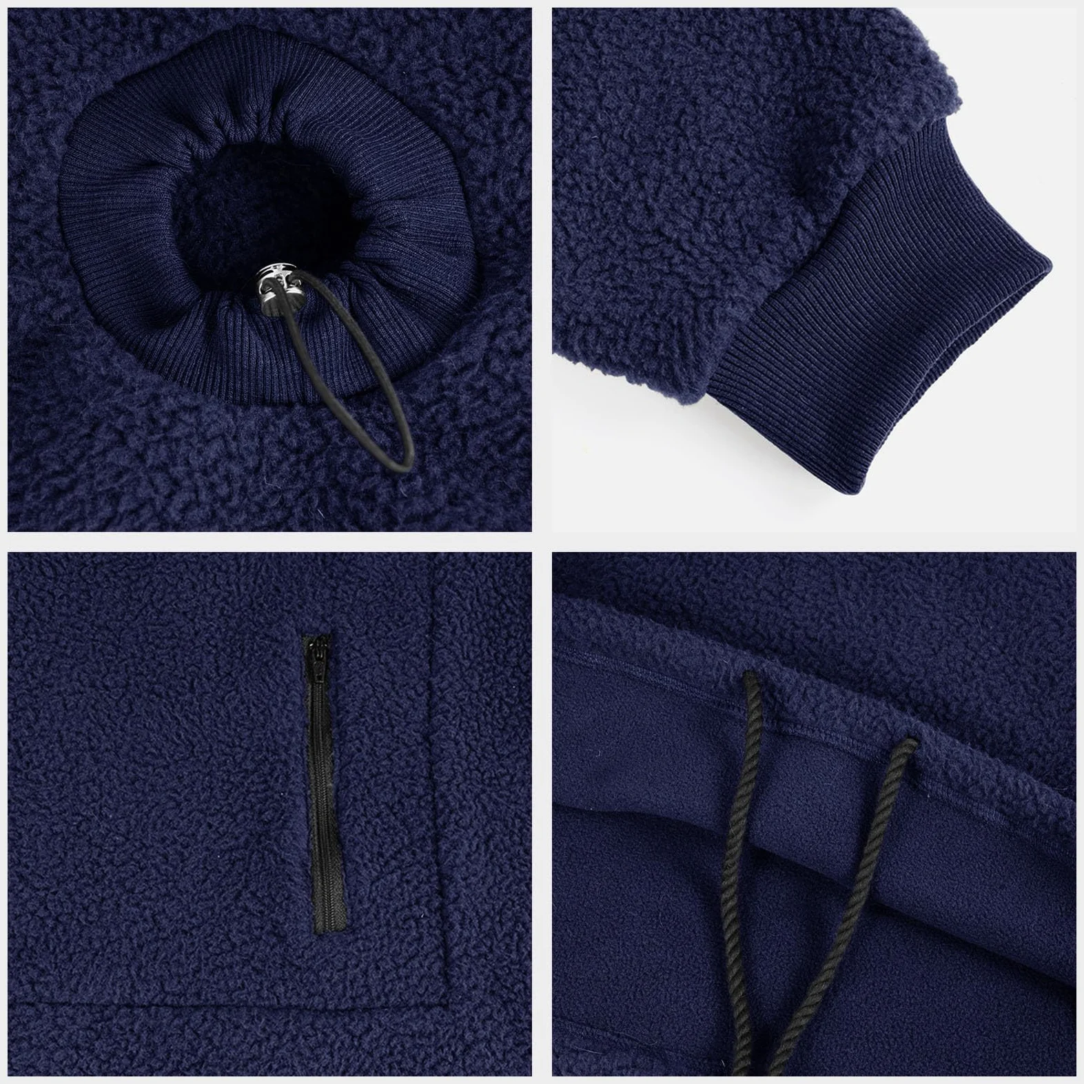 Generico Felpa con Cappuccio for Marsupio for Cani E Gatti con Cerniera, Tasca A Marsupio, Felpa con Cappuccio for Trasportino for Animali, Felpe Calde E Sciolte(Navy Blue,3X-Large)