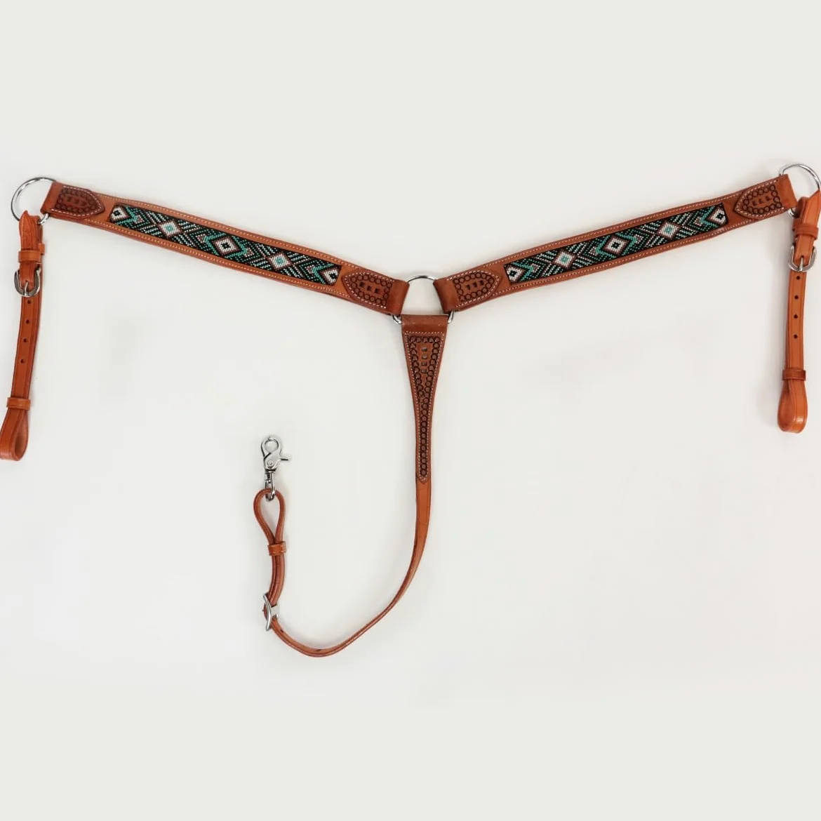 Set Western Silver Horse Big Pearl, Redini, Briglie e Pettorale, Fibbie in Acciaio Inox per Performance e Sicurezza, Perfetto per Hobby Horse, Passeggiate, Competizioni e ogni Situazione Equestre