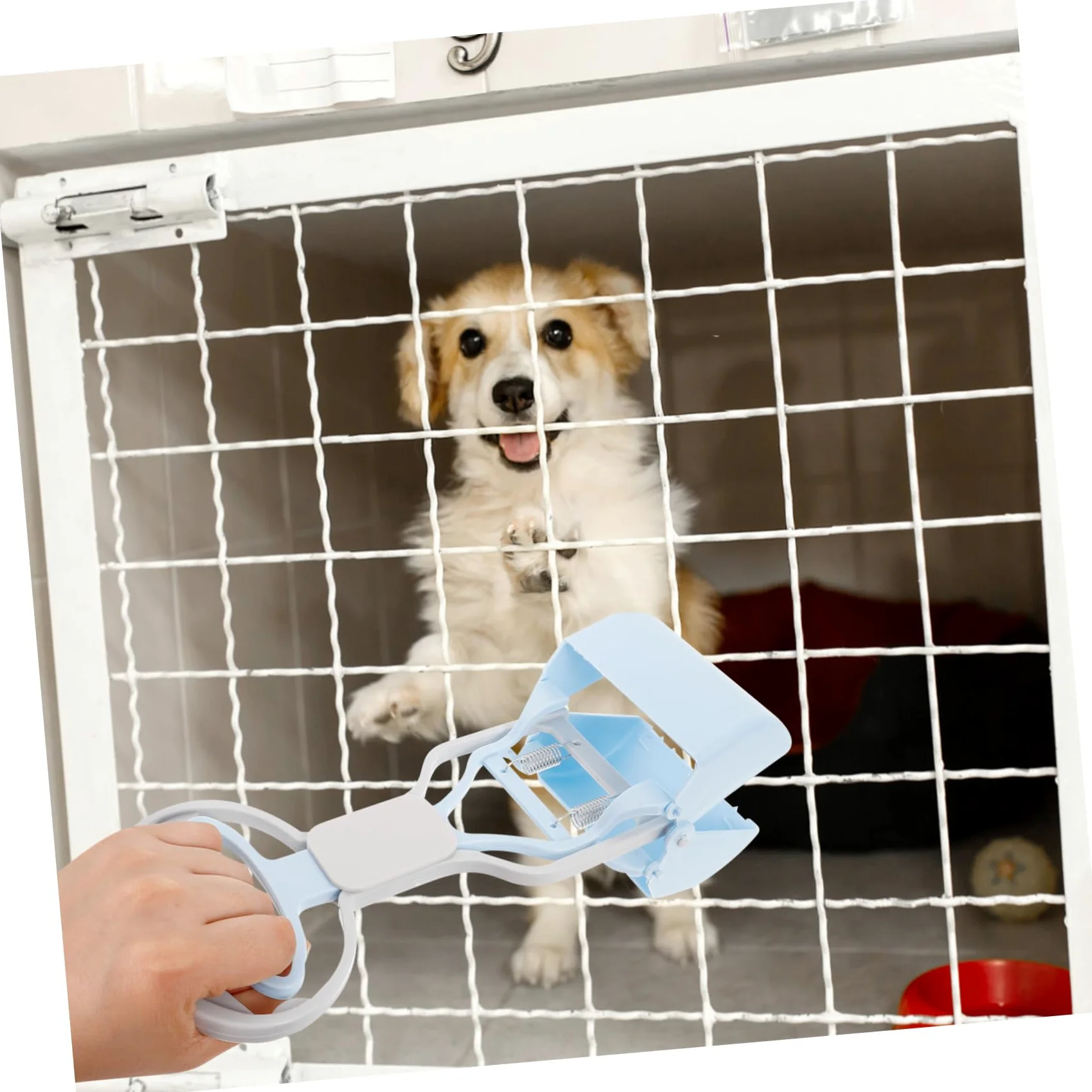 Sosoport 5pezzi Scooper Riutilizzabile per Feci di Animali Domestici Strumento Pratico e Resistente Manico per Pulizia Facile Giardino e Passeggiate Accessorio per Cani e Gatti