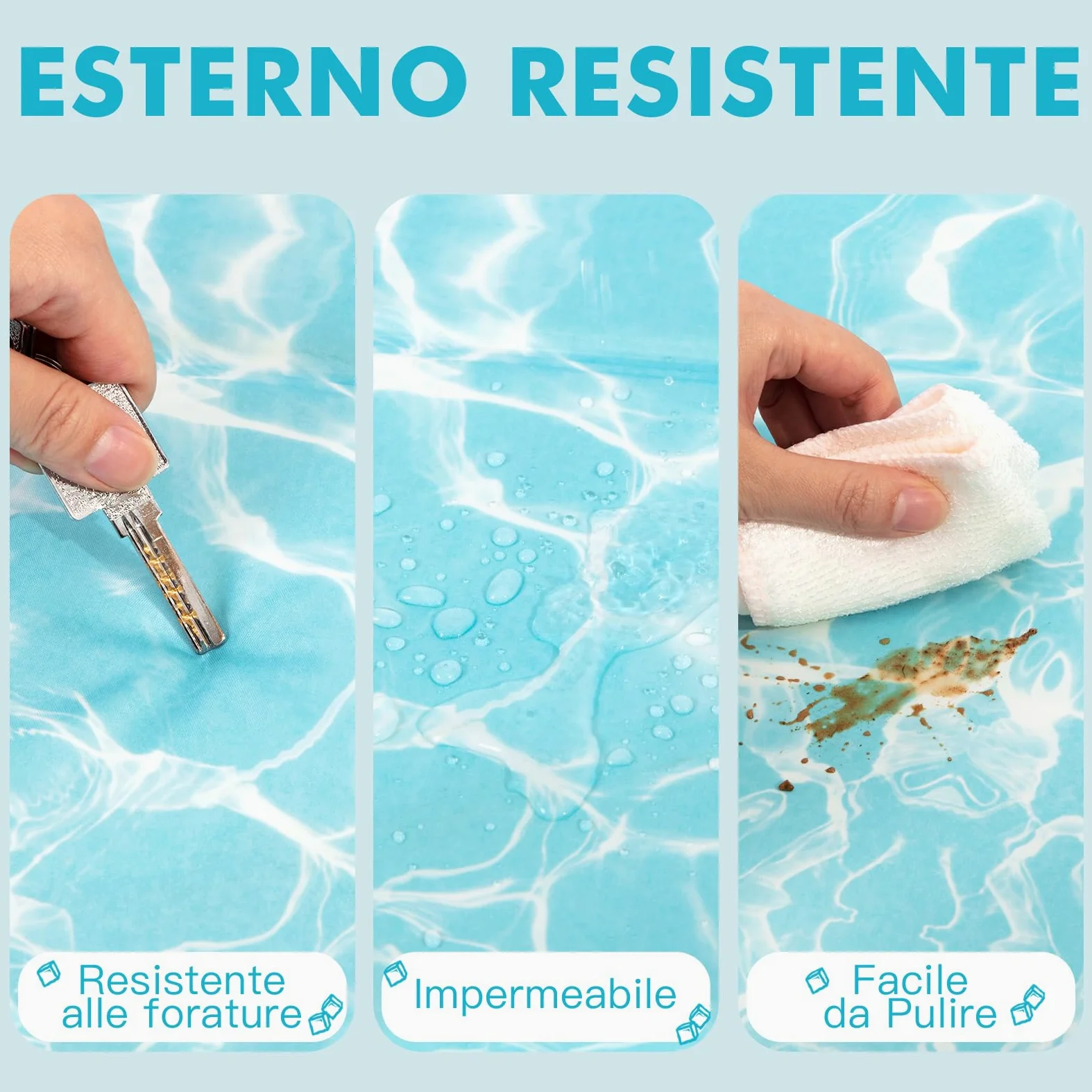Pawtasy Tappetino Refrigerante per Cani e Gatti Tappeto Rinfrescante in Gel Non Tossico Materassino Raffreddamento per Animali Perfetto per Cani e Gatti in Estate XXL 120 x 80 cm