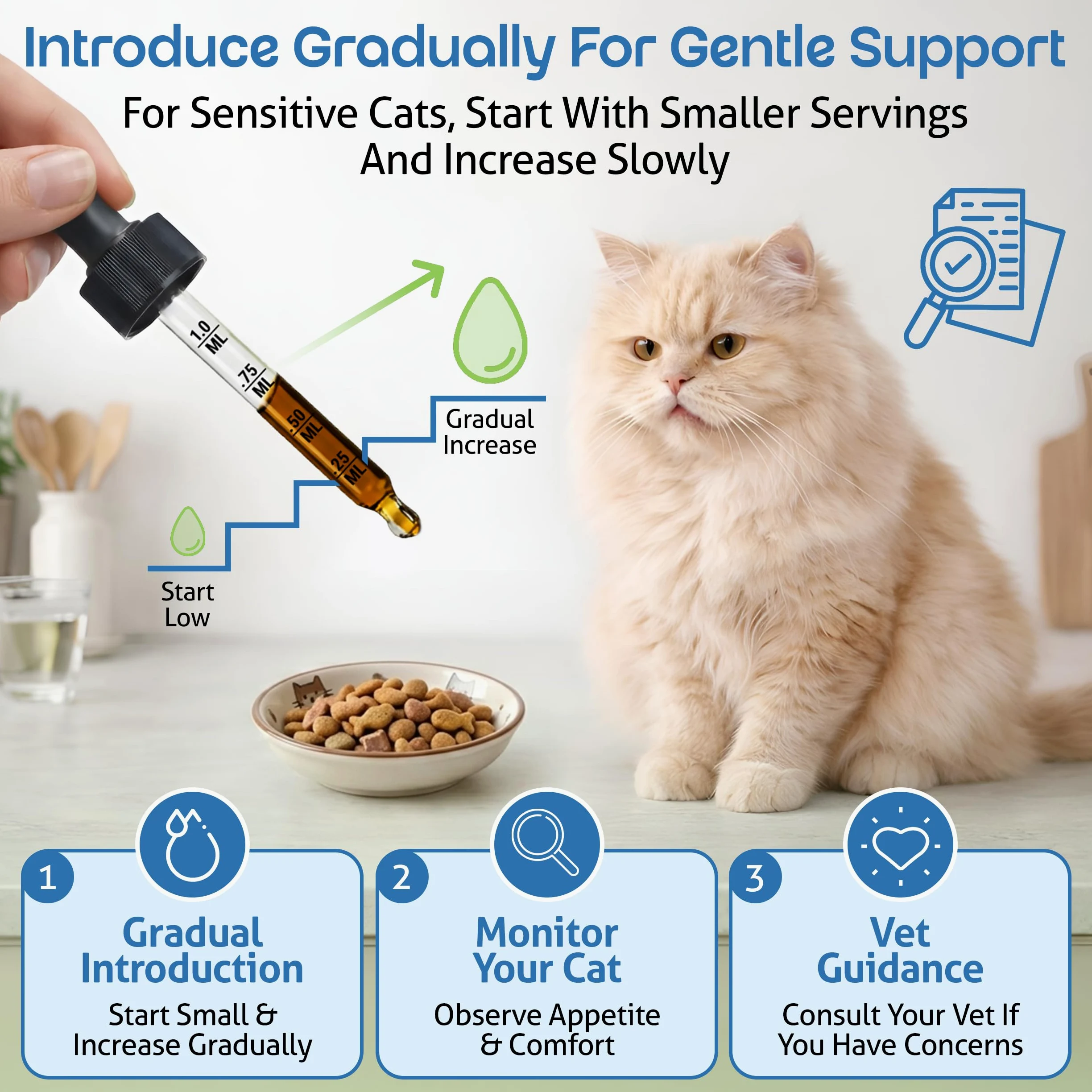 Pet Wellbeing - Supporto Oro Rene Per I Gatti - Il Supporto Naturale Per La Salute Dei Reni Felino - 2 Oz (59Ml)