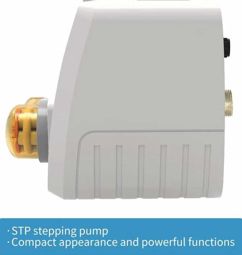 Kamoer M1-STP - Pompa a tubo intelligente 24 V, motore passo-passo regolabile, con flusso basso e controllo per acquari da laboratorio 0-88 ml/min