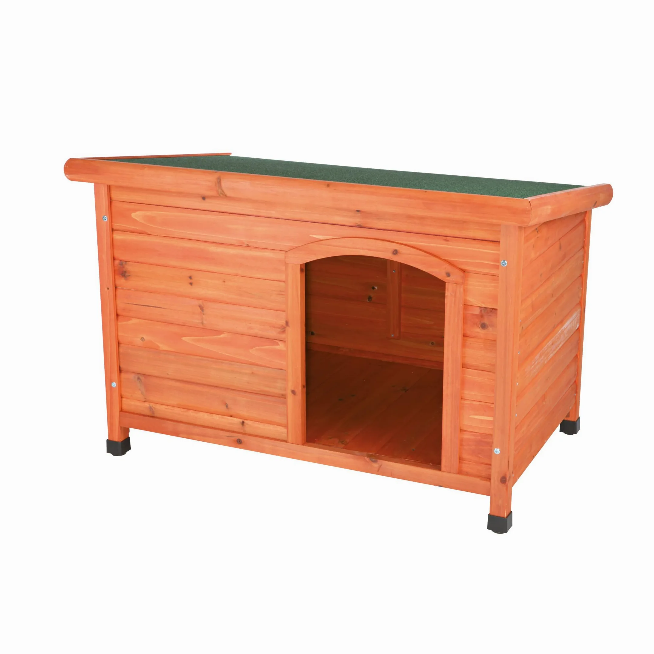 Trixie 39553 Canile a tetto piatto Natura, S-M: 85 × 58 × 60 cm