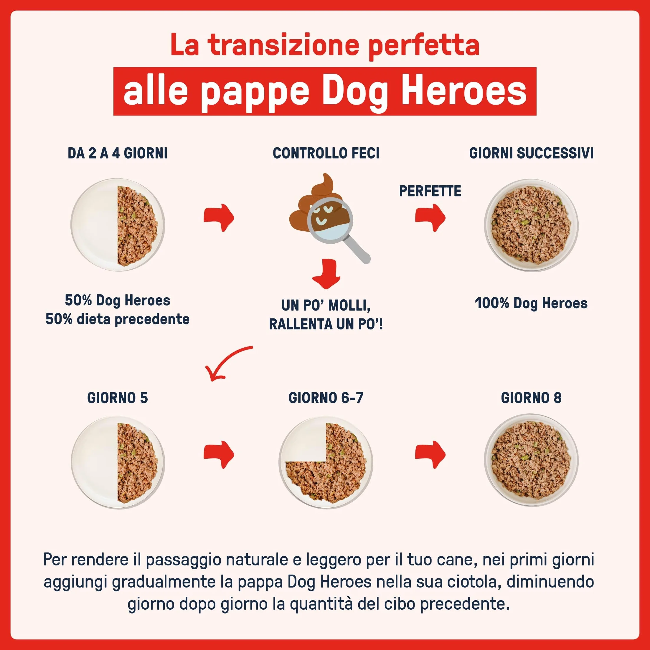 Dog Heroes Cibo Umido Congelato per Cani Maiale + Manzo + Pollo + Tacchino (55%) | Monoproteico | Senza cereali | 100% naturale | Preparato in Italia | Multipack 36x650g