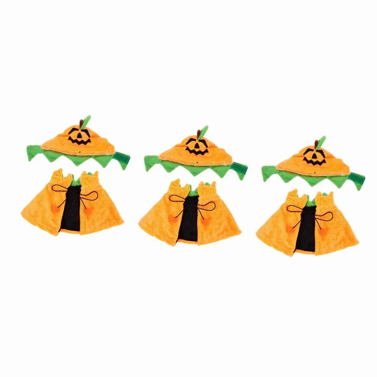 SUPVOX 3 Set Mantello Per Animali Domestici Abbigliamento Per Cani Di Halloween Costume Da Cucciolo Di Zucca Criniera Di Cane Costume Cosplay Per Animali Domestici Prop Peluche