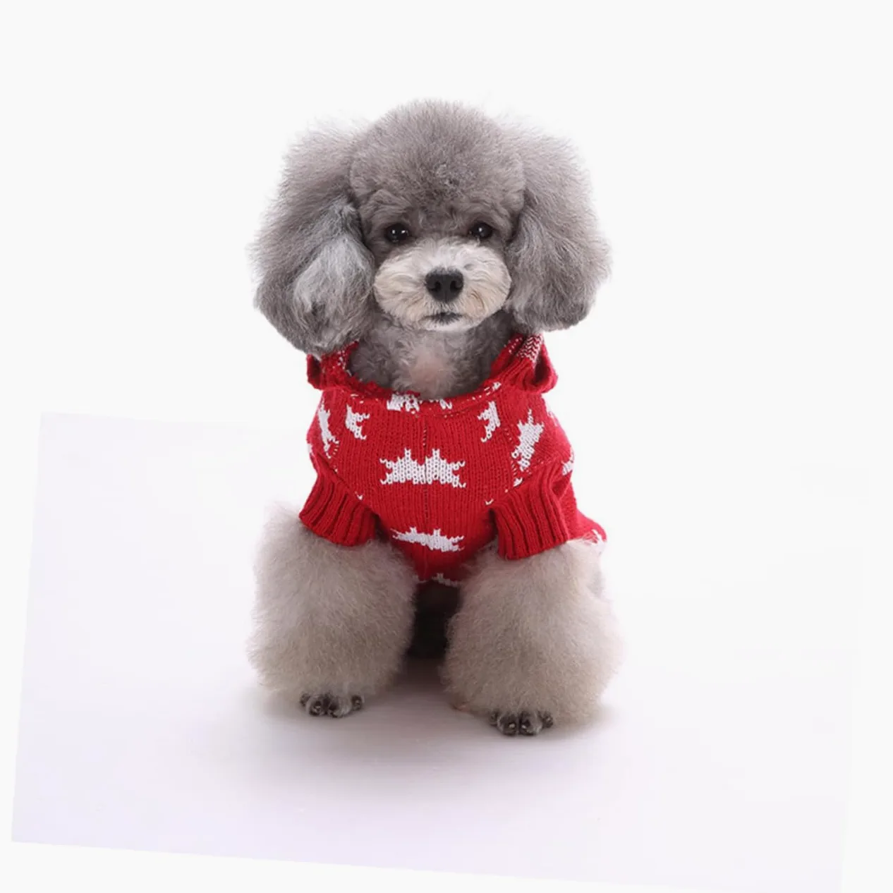 BESPORTBLE 3 Pz Vestiti per Animali Domestici di Natale Canna Maglione per Cuccioli Cappotto Invernale per Cani Maglioni Natalizi Maglione per Cani da Compagnia per Animali