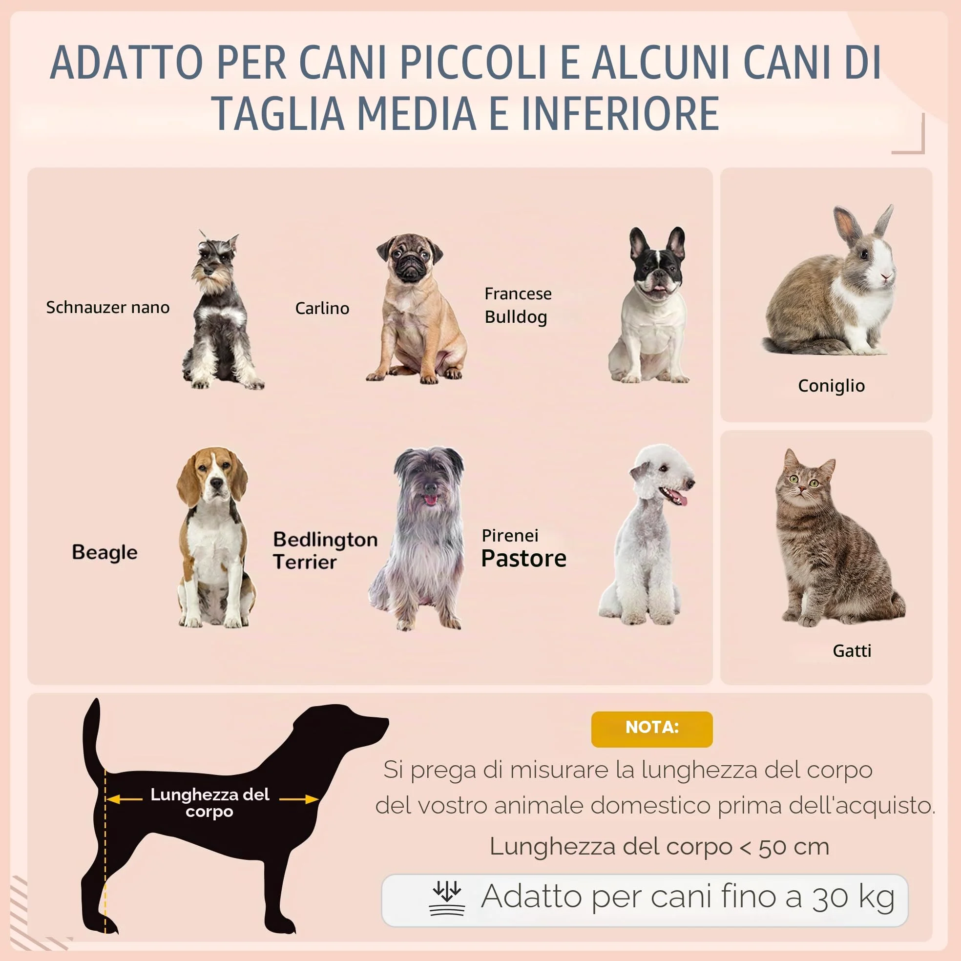 Pawhut Cuccia per cani con cuscino, letto per cani a forma di casa, casa per esterni, telaio in acciaio, PP Rattan, nero, 95 x 69 x 70 cm