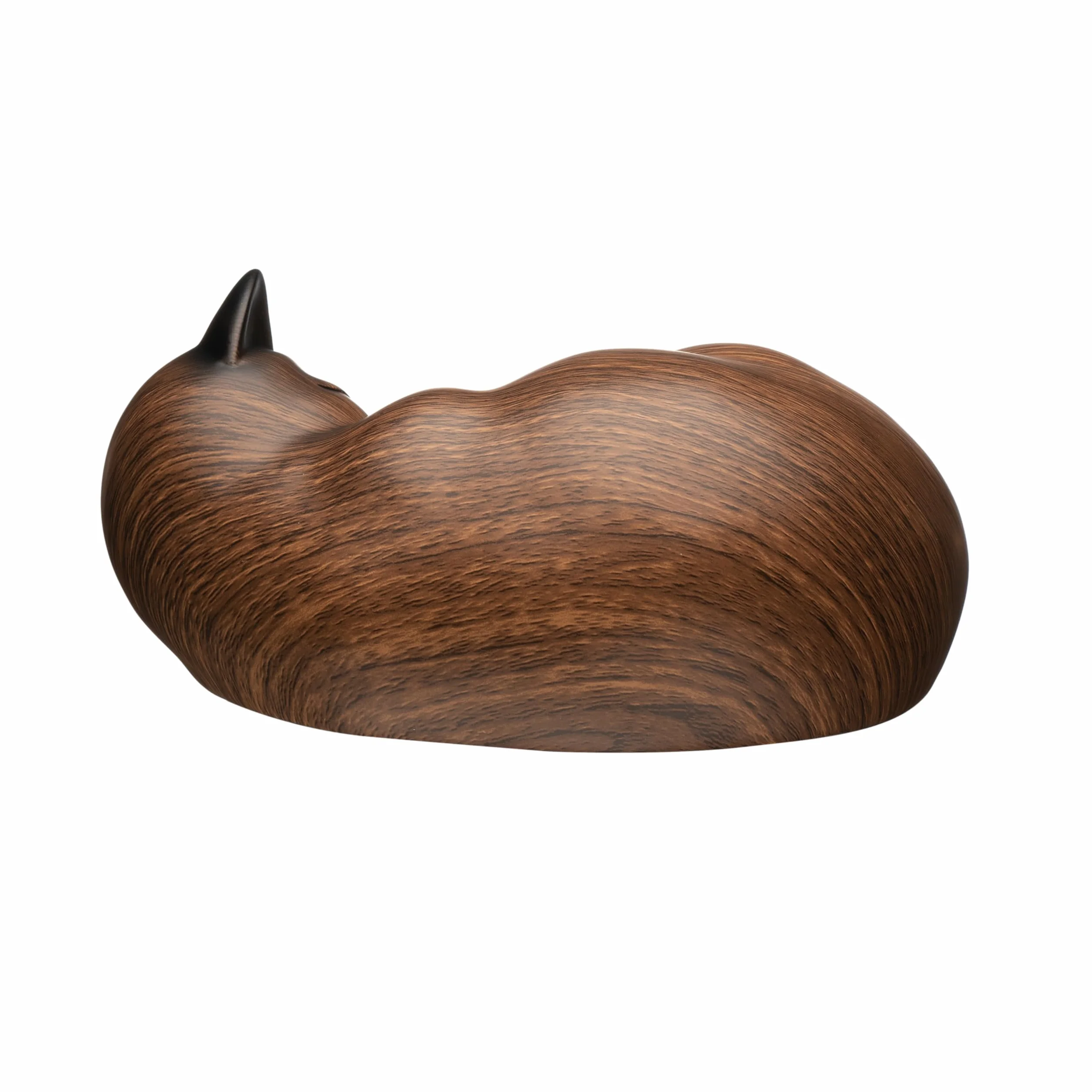 Urne per animali domestici, urna per gatti cremazione che dorme, urna per ceneri di piccoli animali, urna per piccoli animali domestici (noce nero)