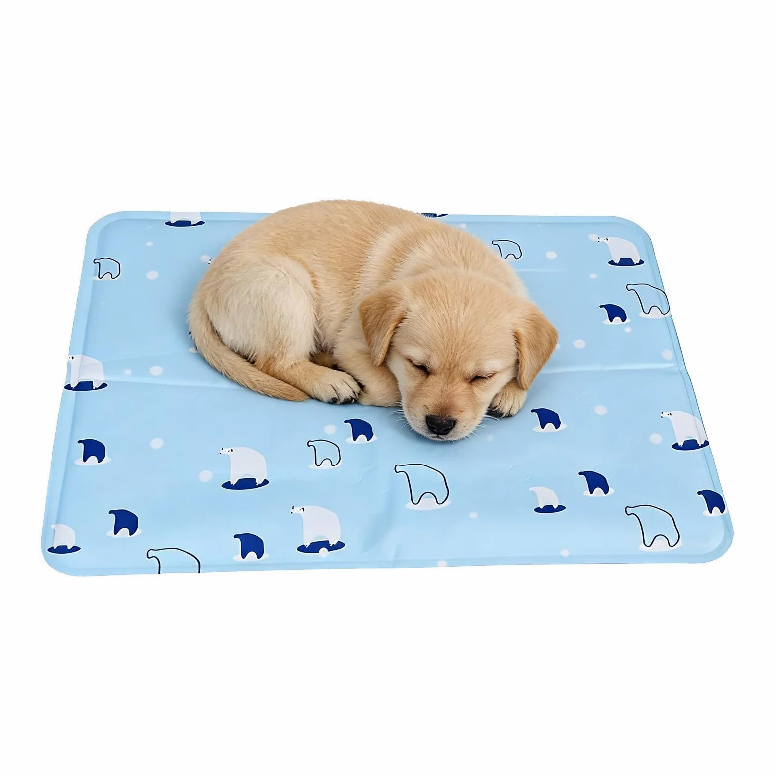 Tappetino rinfrescante in gel per animali domestici, tappetino antiscivolo per cani, per animali da interno, coperta rinfrescante traspirante con copertura impermeabile, per rilassarsi durante
