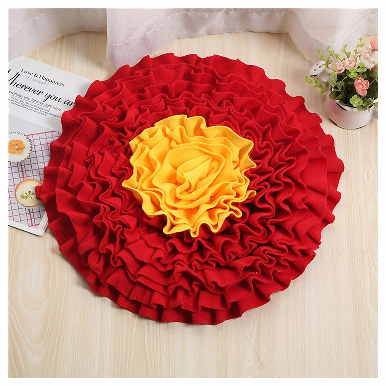 Annusatore per Animali Domestici Cane di Disegno Snuffle Mat Eco-Friendly Slow Food Alimentatore del Cane Puzzle Accessori for la Formazione Giocattoli Lavabile Sniffing Rilievo for Il Cane