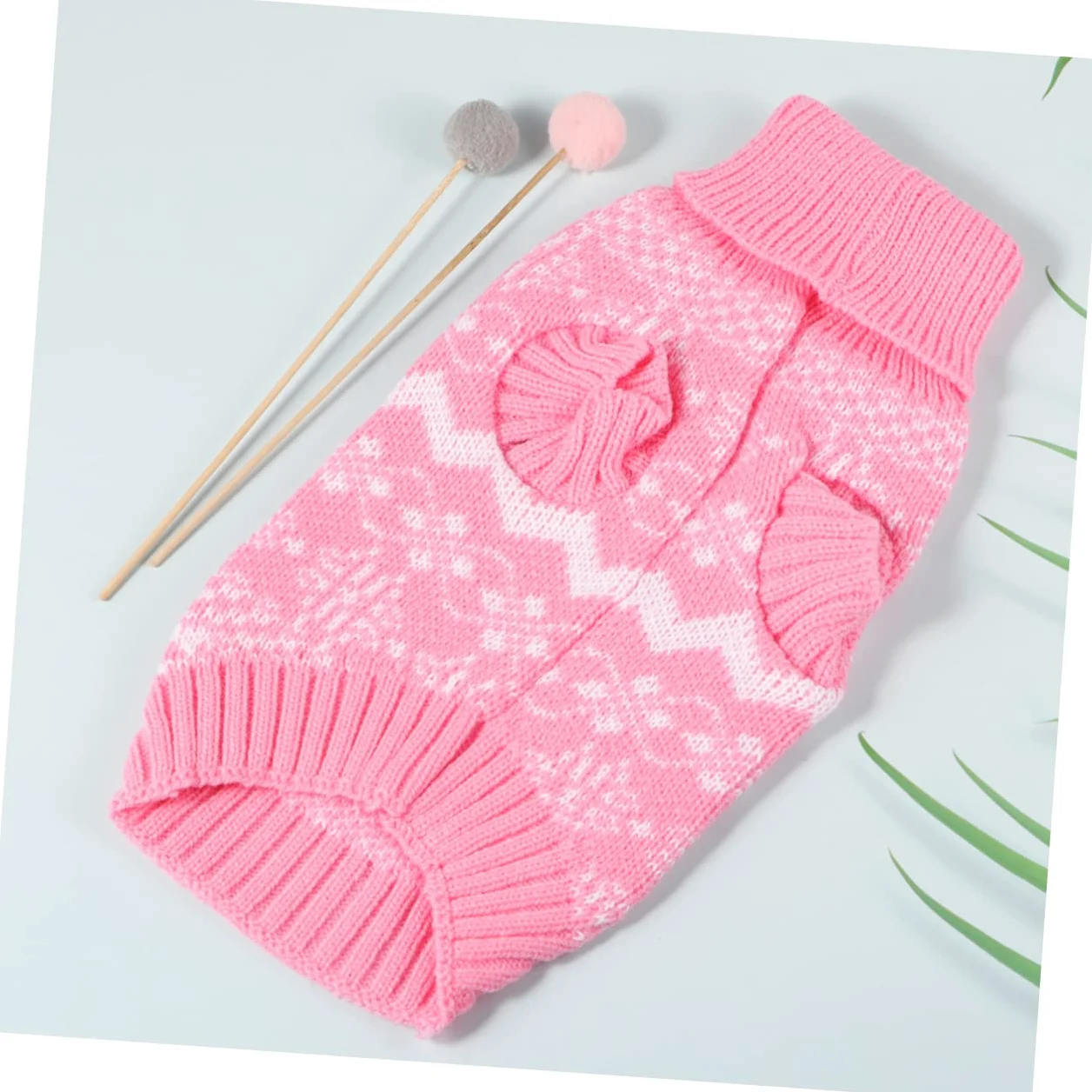 BESPORTBLE 3 Pz Maglione Collo Alto Maglioncini Cane Maglioni Cane Maglione di Gatto Costume da per la Festa di Natale Maglione per Cani Vestiti Invernali per Animali Domestici Rosa