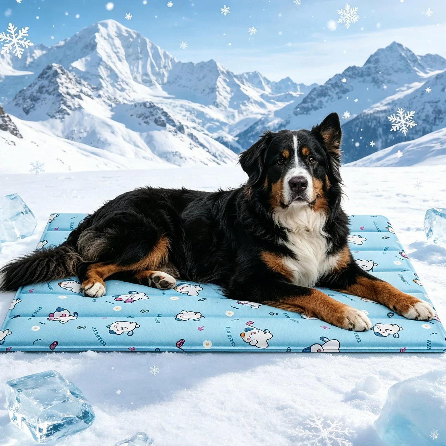 Generisch Tappetino rinfrescante per cani, in gel ispessito, traspirante e impermeabile | Tappetino rinfrescante per cani e gatti, per interni ed esterni, per clima caldo, pavimento, divano, auto, viaggi e campeggio