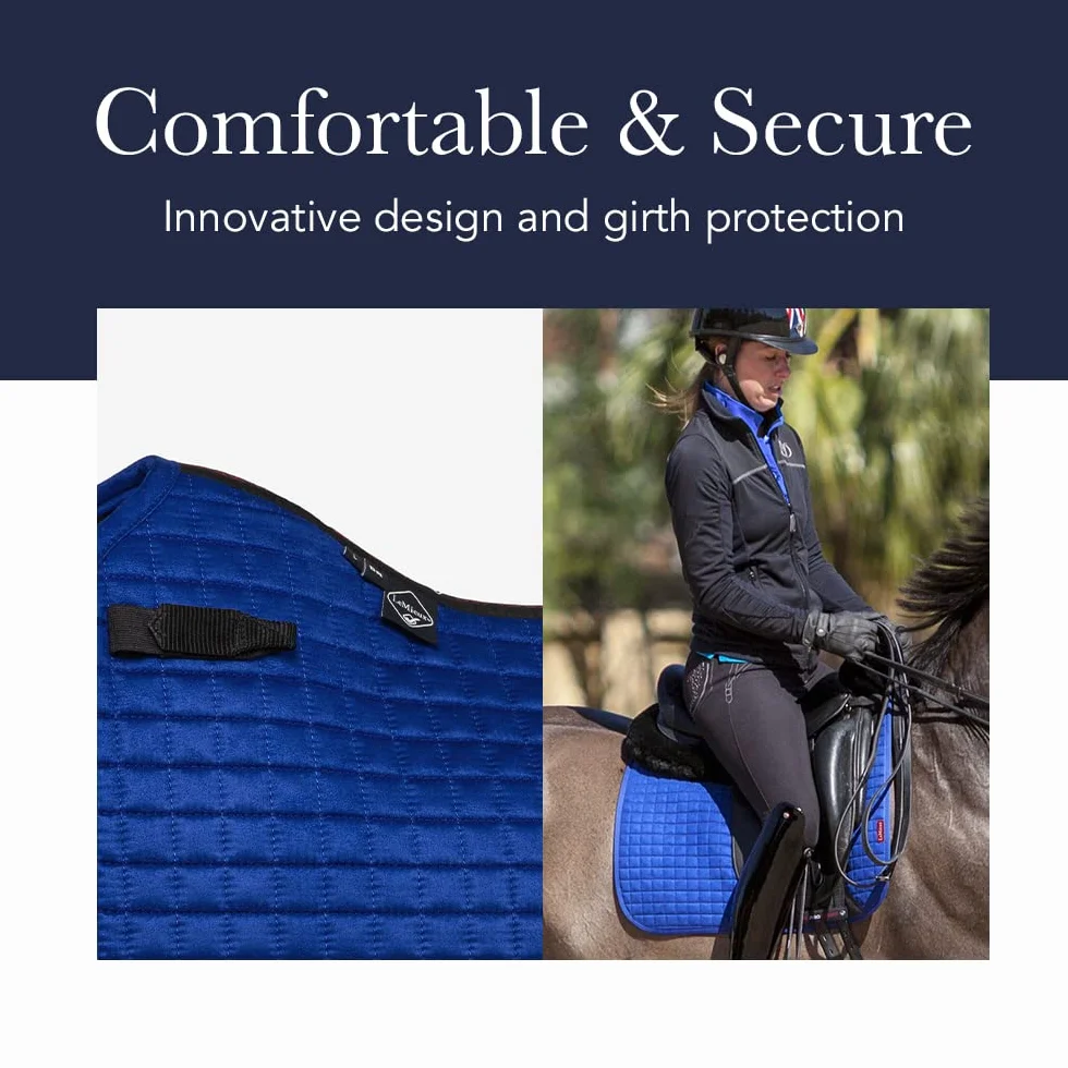 LeMieux X-Grip Silicone Dressage Square, Sottosella Unisex Adulto