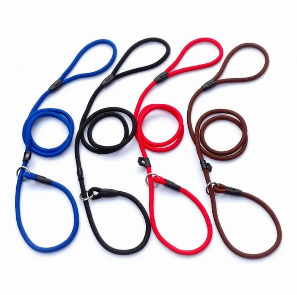 Morbido Guinzaglio Per Cani Guinzaglio Per Cani Da Compagnia Corda Per Addestramento Regolabile In Nylon Per Cinghia Per Per Trazione Imbracatura Per Antiscivolo Flexi(Black,8MM*140CM)