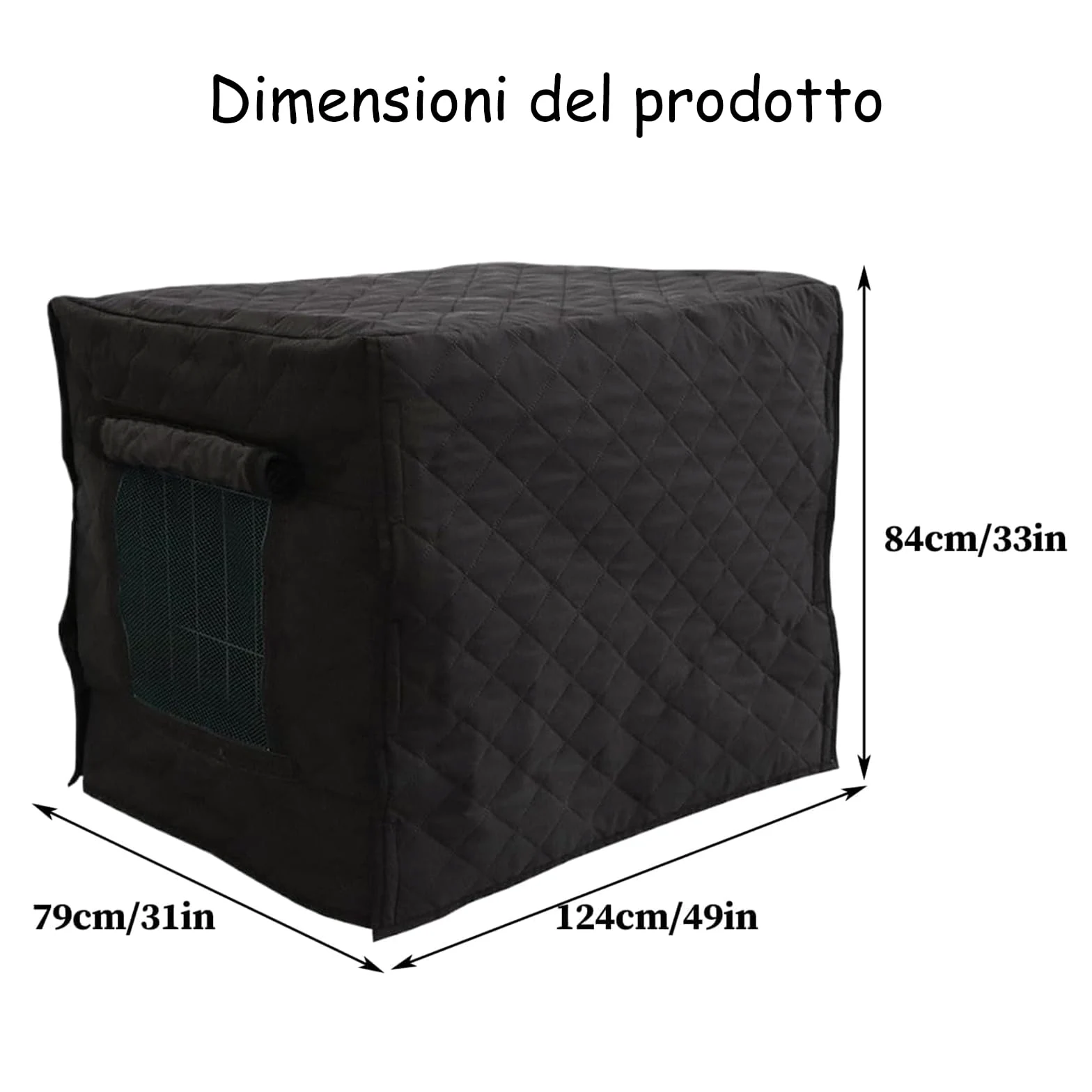 Generico Coperture Per Cucce E Gabbie Per Cani | Isolata Termicamente E Ventilata Con La Privacy,Copertura Impermeabile Per Gabbia,Per L Inverno All Aperto Il Patio Il Campeggio La Casa E Cucciolo