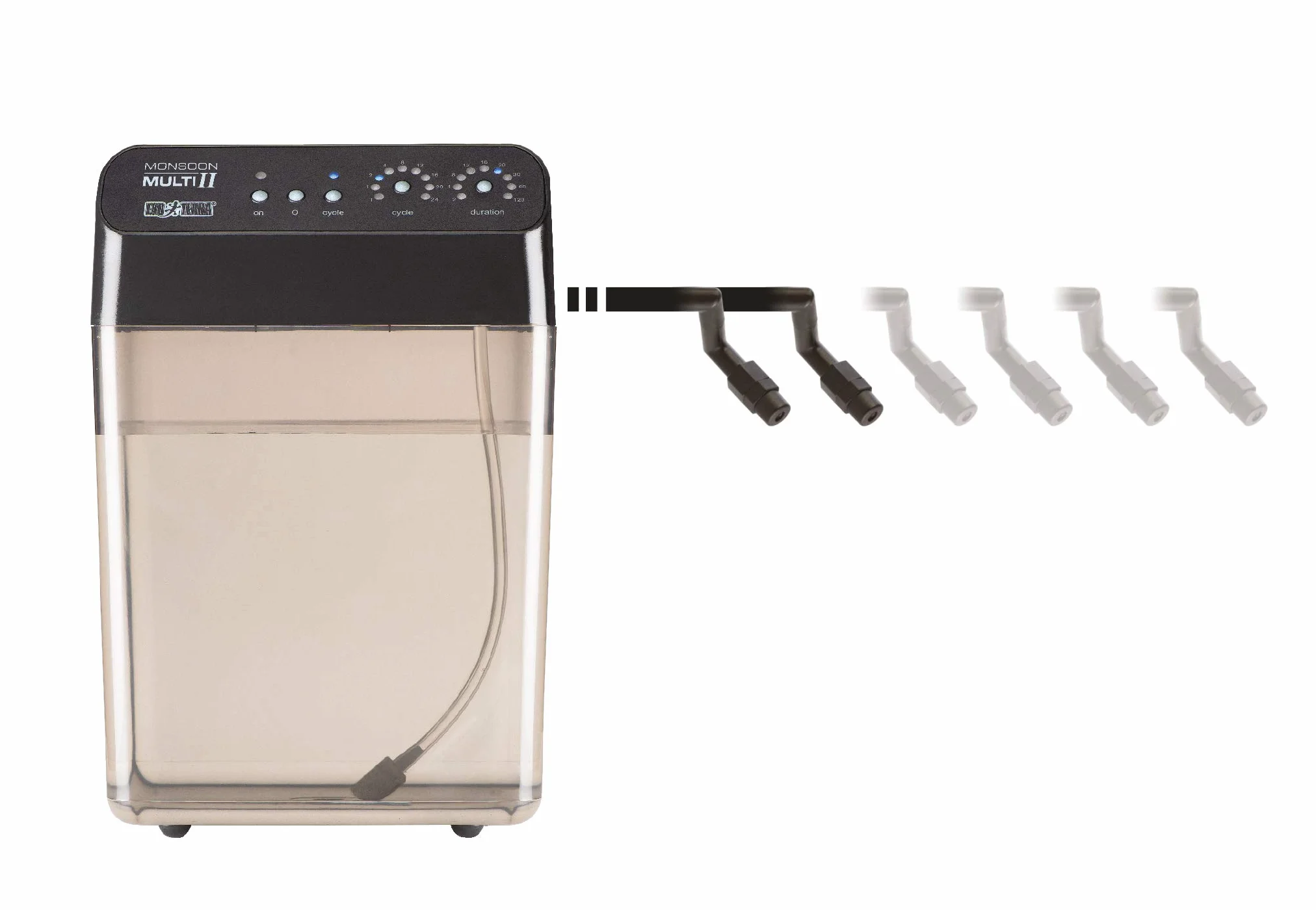 Exo Terra Monsoon Multi II, sistema di irrigazione programmabile, con serbatoio da 8 litri, 1 pezzo (1 confezione)