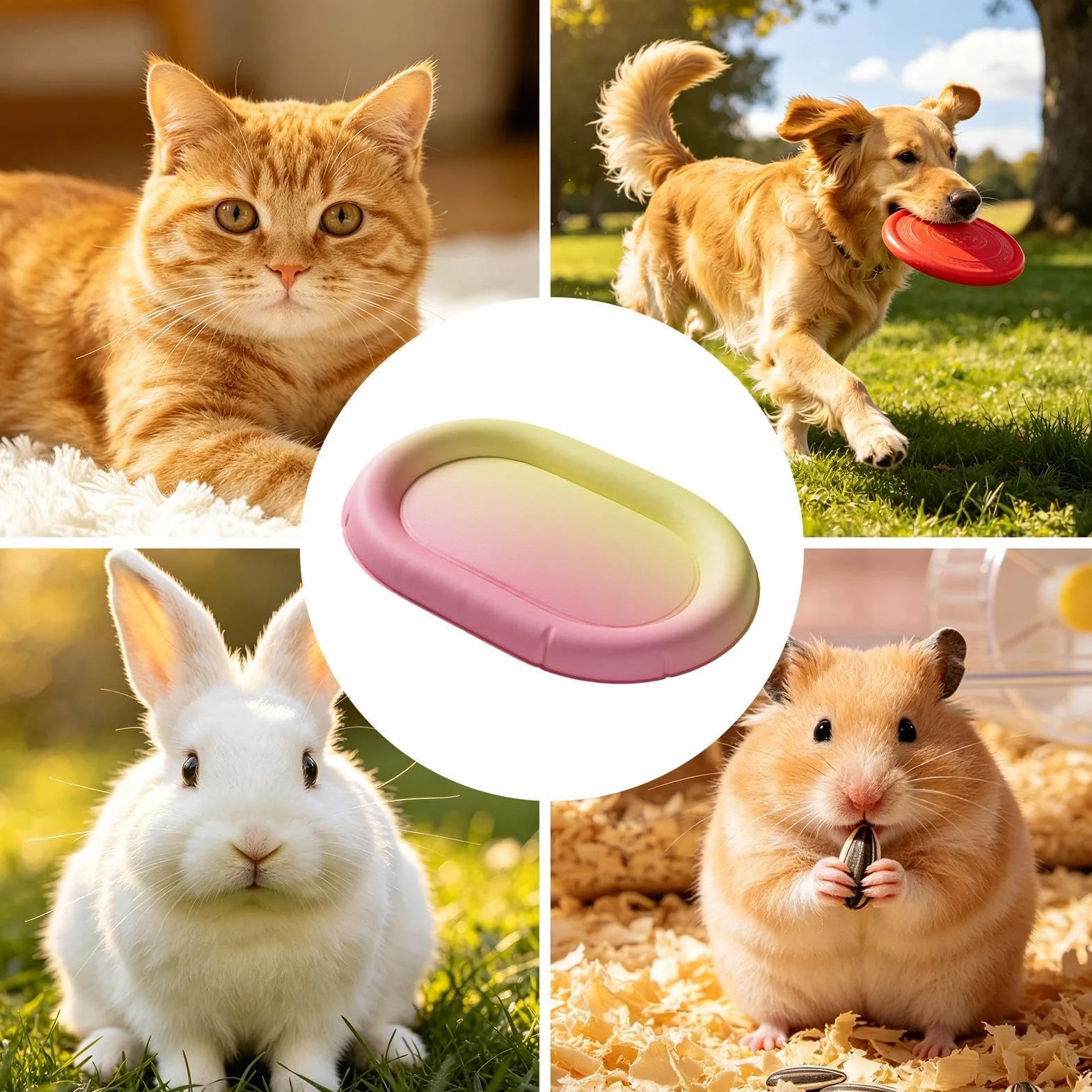 Tappetino Rinfrescante Per Gatti Cuccia Raffreddata Antigraffio per Gatti | Tappetino Rinfrescante Animali Resistente All'Acqua Interni E Esterni Patio Casa Auto Viaggio Canile Gabbia