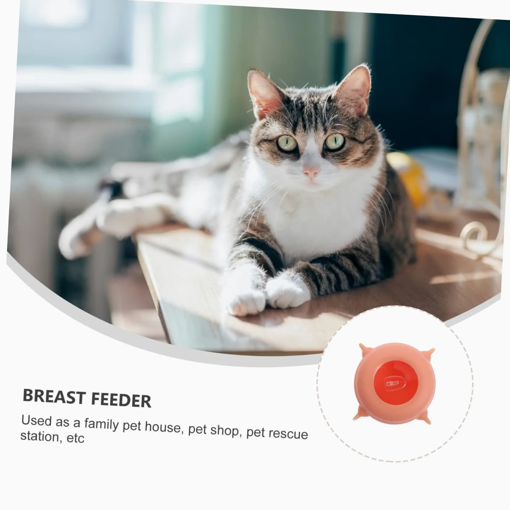 Toyvian Biberon per Cuccioli e Gattini in Silicone Rosa, Elastico e Facile da Riporre, per L’Allattamento di Piccoli Animali e Addestramento | Mangiatoia per Cuccioli, Feeder Multi-Ugelli per Cani e Gatti, Contenitore per Latte per Piccoli Animali