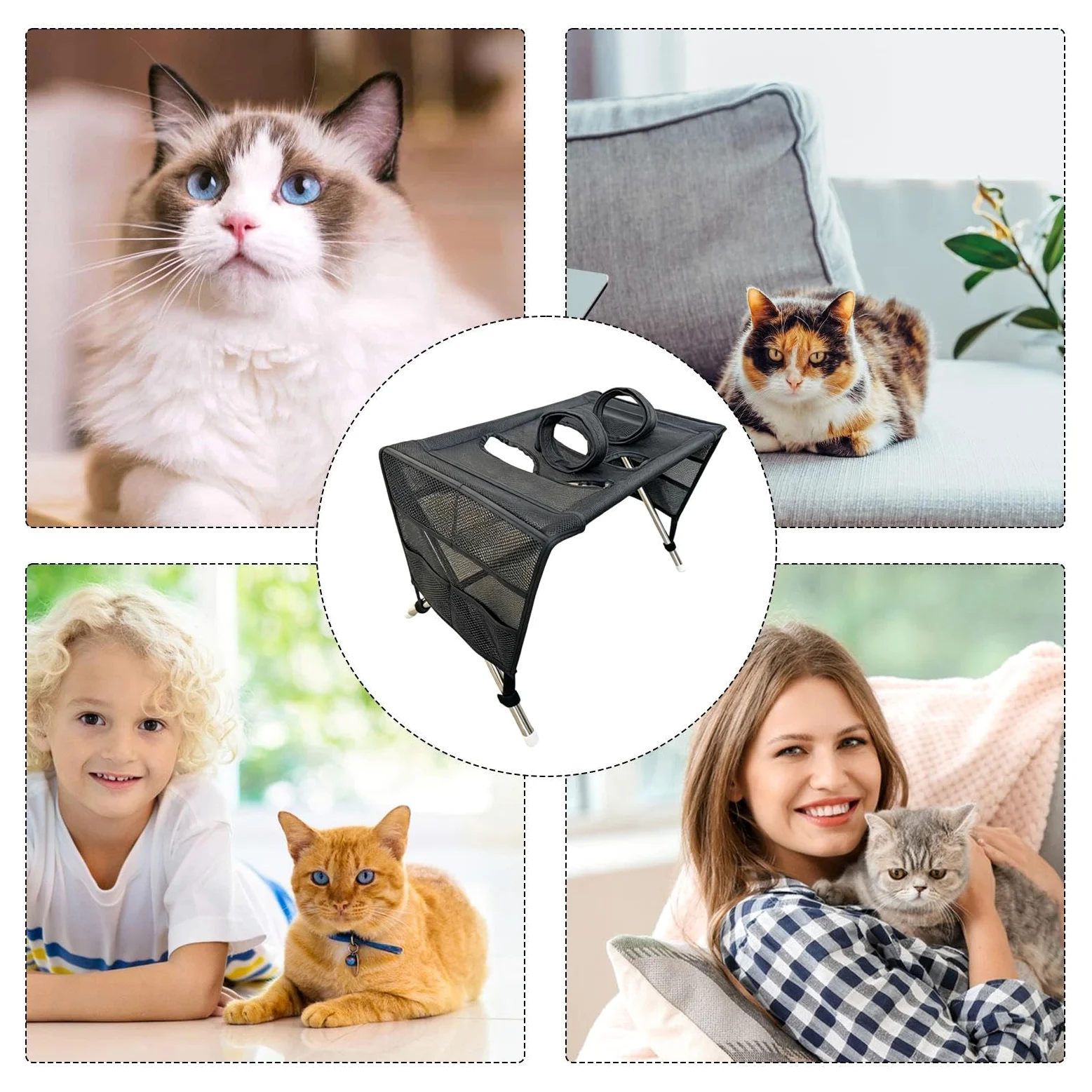 Tavolo Toelettatura Cani Portatavolo Rimovibile Traspirante | Amaca Per Toelettatura Animali Per Cuccioli Gatti Bagno Doccia Lavaggio Rifinitura Taglio Tosatura Spazzolatura Salone