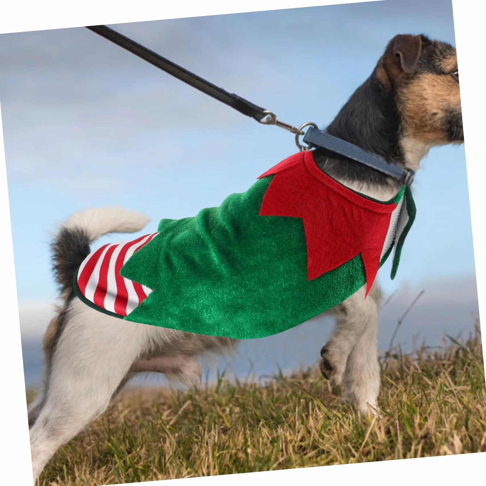 HMJGDHX Costume per Cani di Natale Vestiti per Cani alla Moda per Cuccioli Festa S Vestiti per Animali Domestici in Stoffa di Natale Costume per Feste