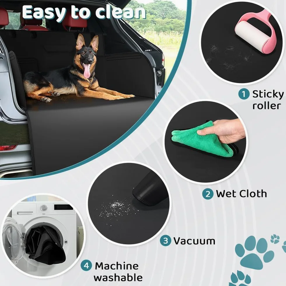 Copri Baule Auto per Cani per Citroen Multispace Picasso Spacetourer | Protezione Bagagliaio Impermeabile Telo Protettivo con Protezioni Laterali e Tasche