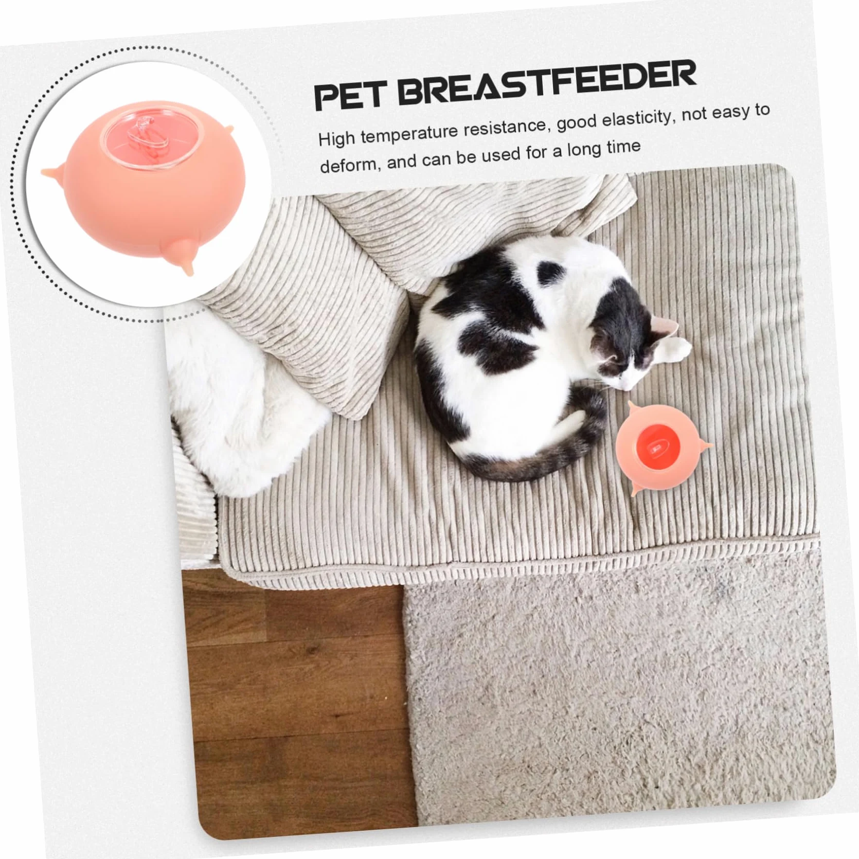 Biberon Leggero e Facile da Pulire per Piccoli Animali in Silicone per Allattamento Accessorio per L'addestramento dei Cuccioli