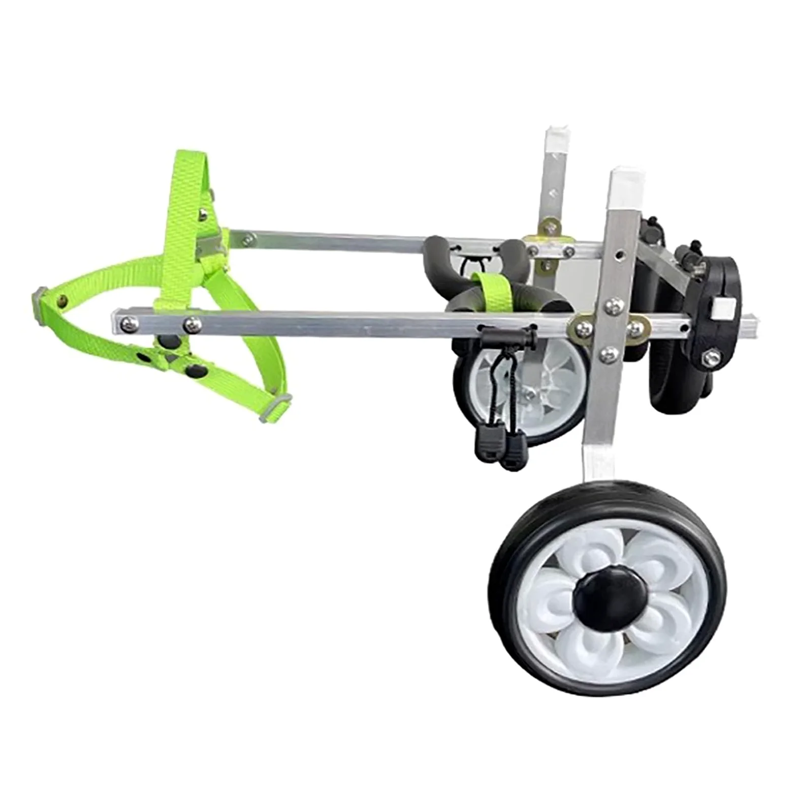 Carrello Cani Disabili Sedia a Rotelle per Gatti Disabili/paralizzati per Anziani, Supporto per Gattini XXS/XS/S con Artrite, Tutore per Zampe Deboli, Auto per Camminare, Dispositivo di Assistenza per