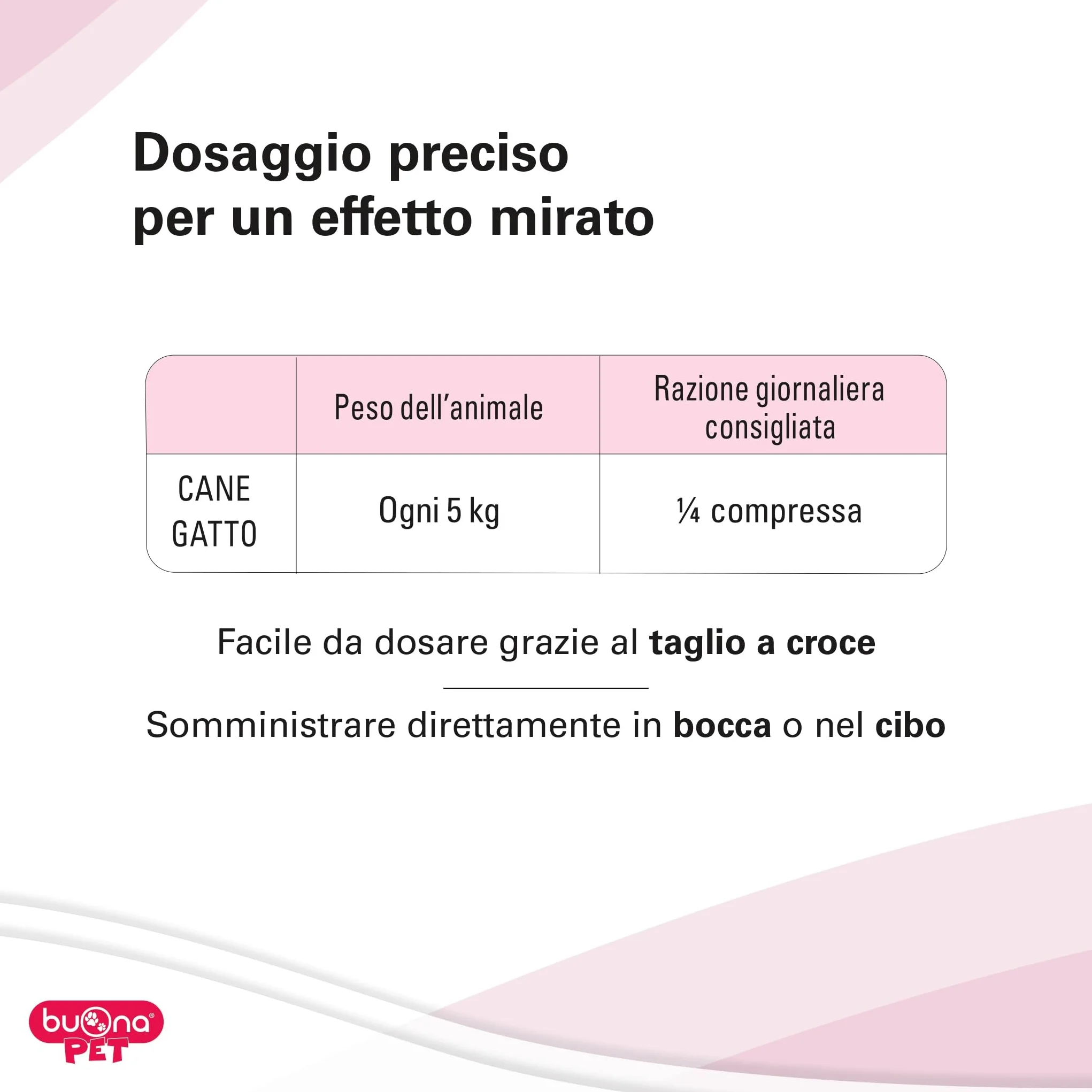 Dolorina Buona Pet Mangime Complementare per Cani e Gatti Con Boswellia, Salice Bianco, Acido Alfa Lipoico, Semi di Canapa e Ananas, Supporto alla Funzione Nocicettiva, 100 Compresse Appetibili