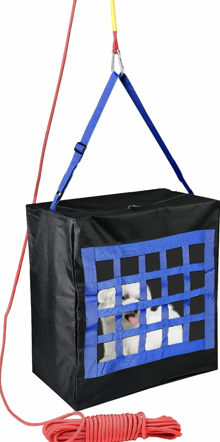 Borsa antincendio per animali domestici - Grande fino a 40,8 kg - Kit di evacuazione per animali domestici - Trasportino di emergenza per