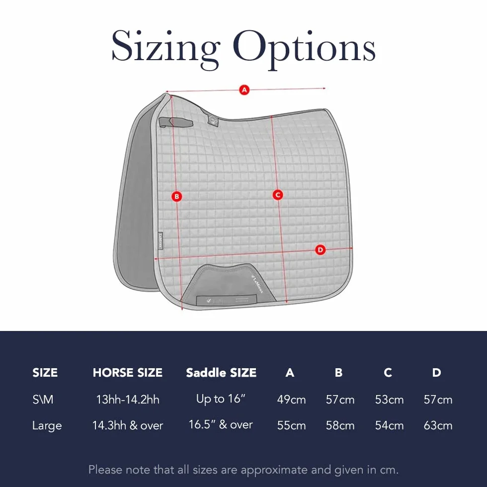 LeMieux X-Grip Silicone Dressage Square, Sottosella Unisex Adulto
