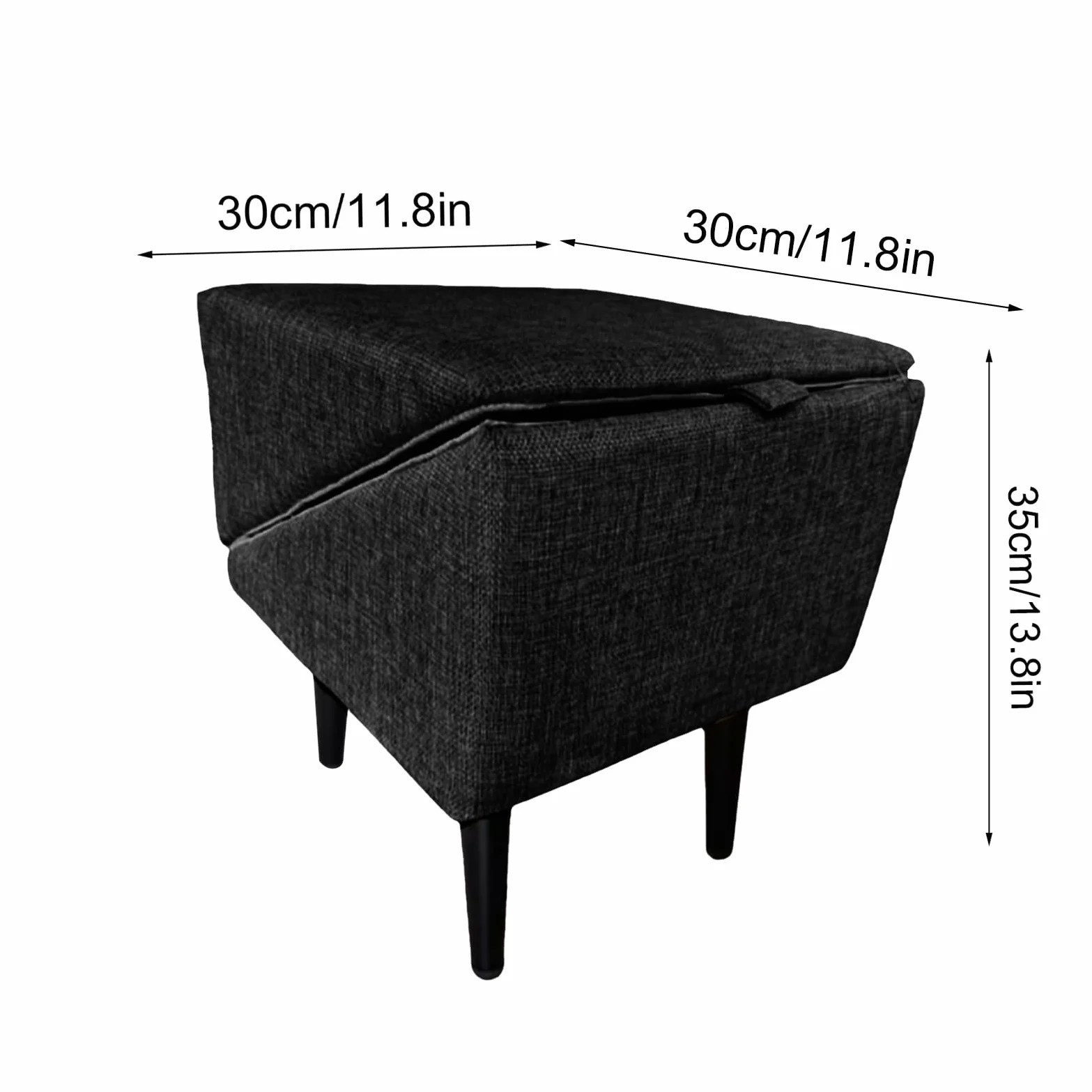 Pouf Pieghevole Rampa Per Cani Legno Stoffa Scaletta Per Cani Pieghevole Poggiapiedi Multifunzionale Per Piccoli Animali Con Supporto Per Schiena E Articolazioni Per Cuccioli E Gattini
