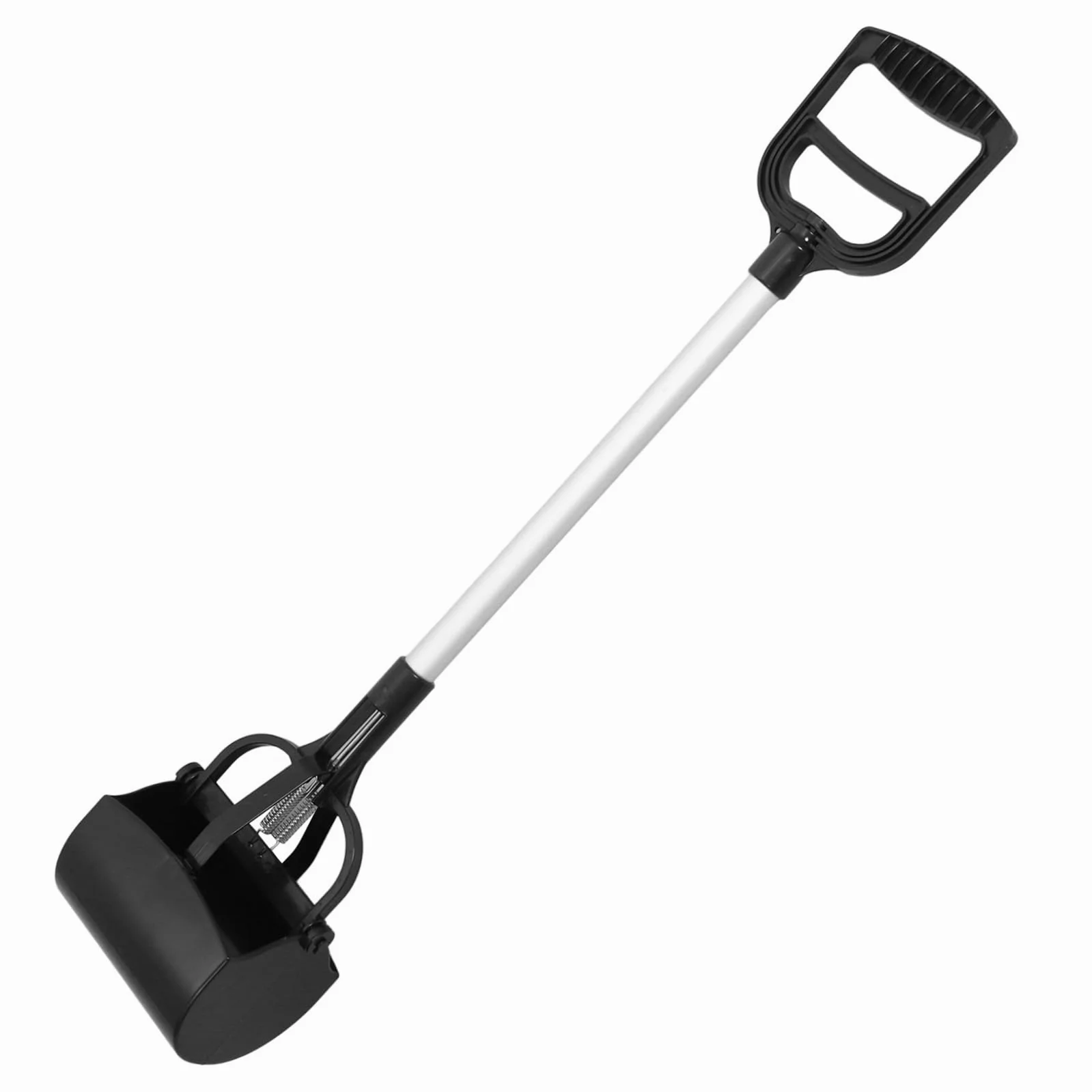 POPETPOP 1pezzi Raccoglitore Escrementi Animali Domestici Manico Lungo Paletta per Feci di Cane e Pinza per Escrementi di Gatto Strumento Portatile per Pulizia
