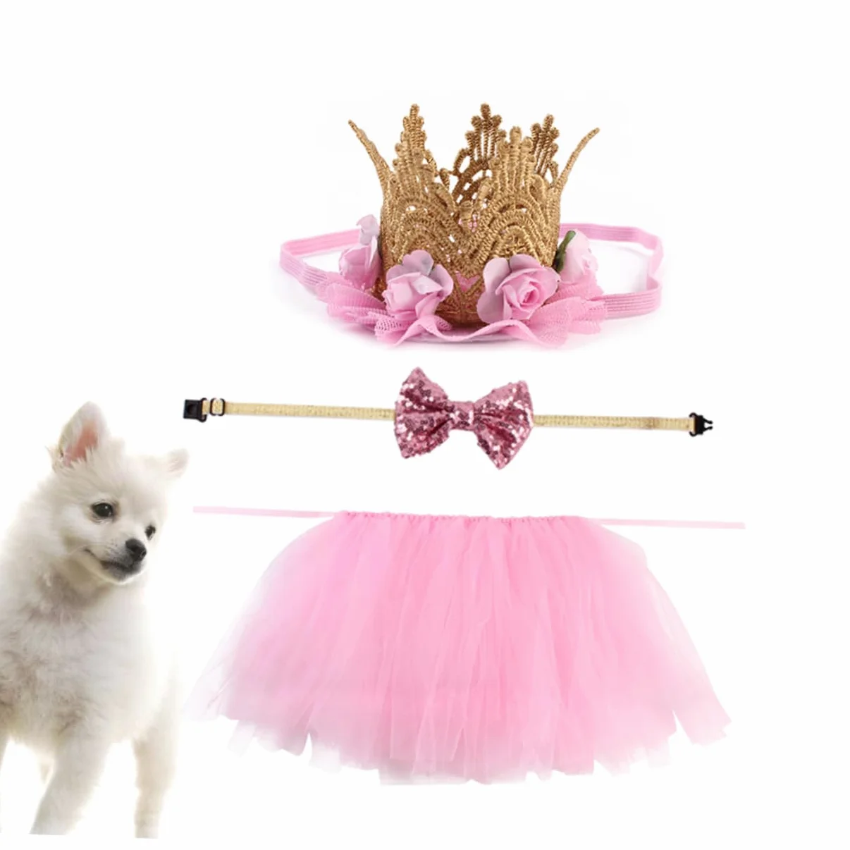 Beavorty Set Di 12 Costumi Divertenti Per Cani Con Cravatta Copricapo Vestiti Per Cani E Accessori Per Feste