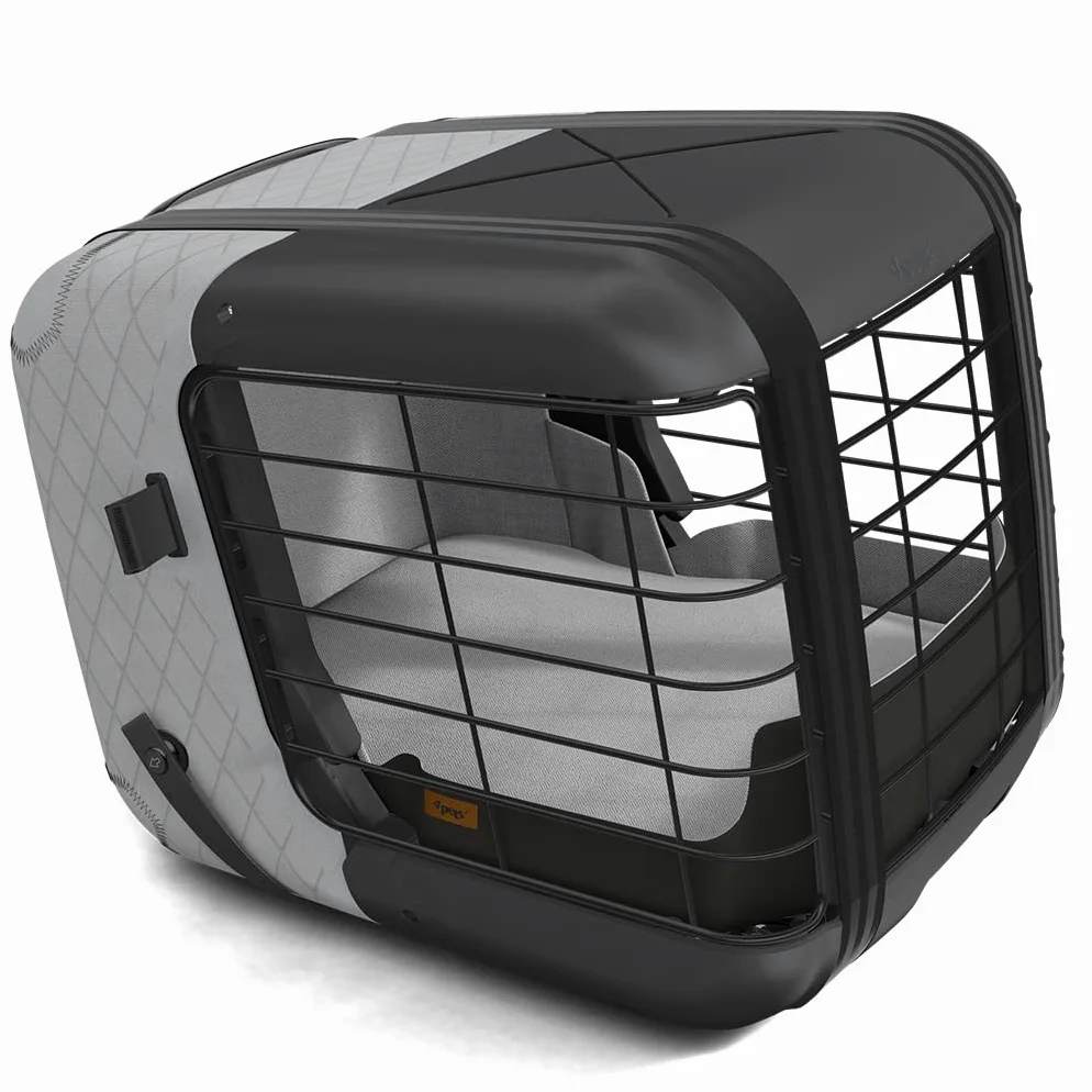 4pets Caree - Trasportino per cani (Cool Grey)