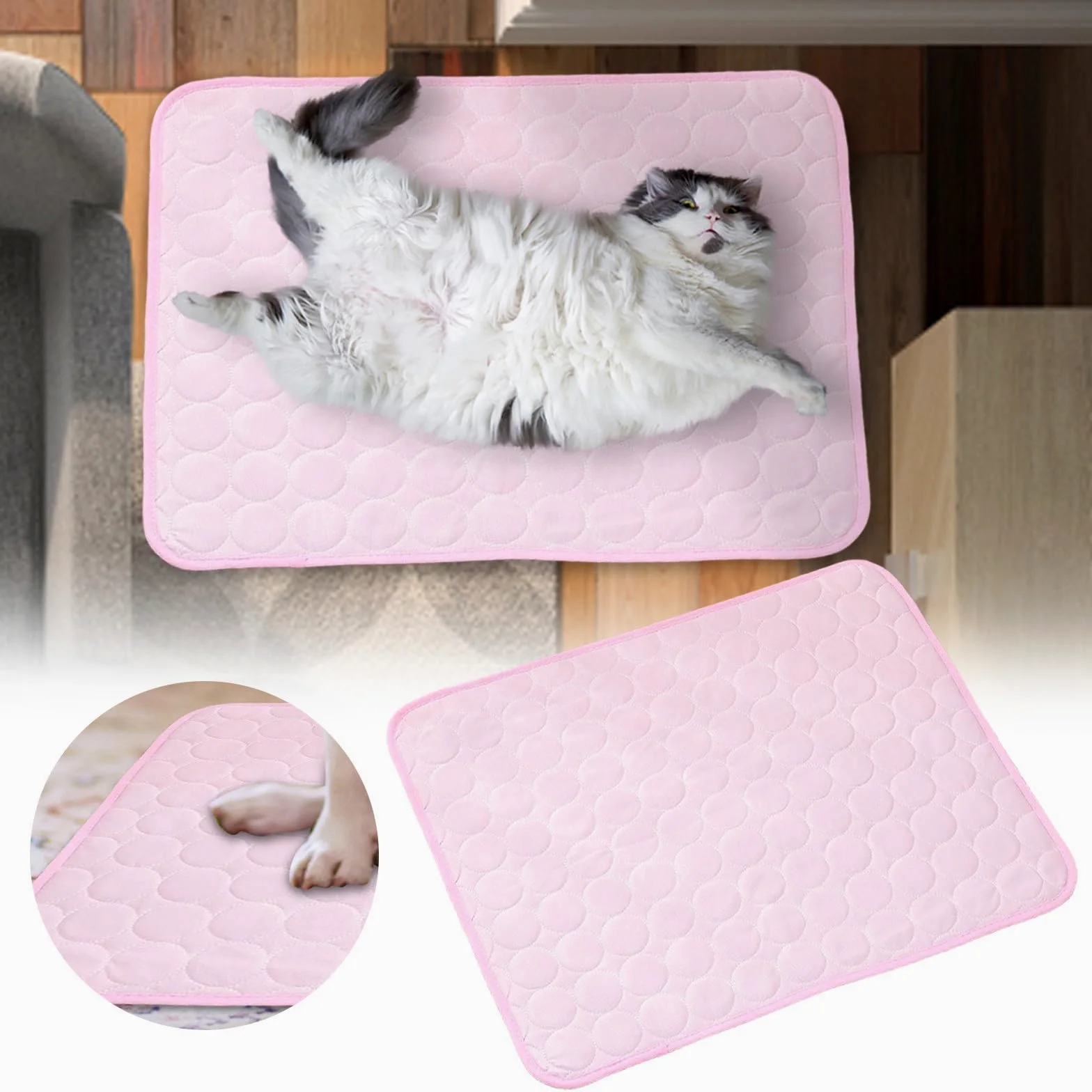 Tappetino Refrigerante Cane, Tappeto Rinfrescante per Cani Gatti | Cuccia Refrigerante Lavabile, Cuscino Raffreddamento in Nel Caldo Estate, per Animali di Piccola Media Grande