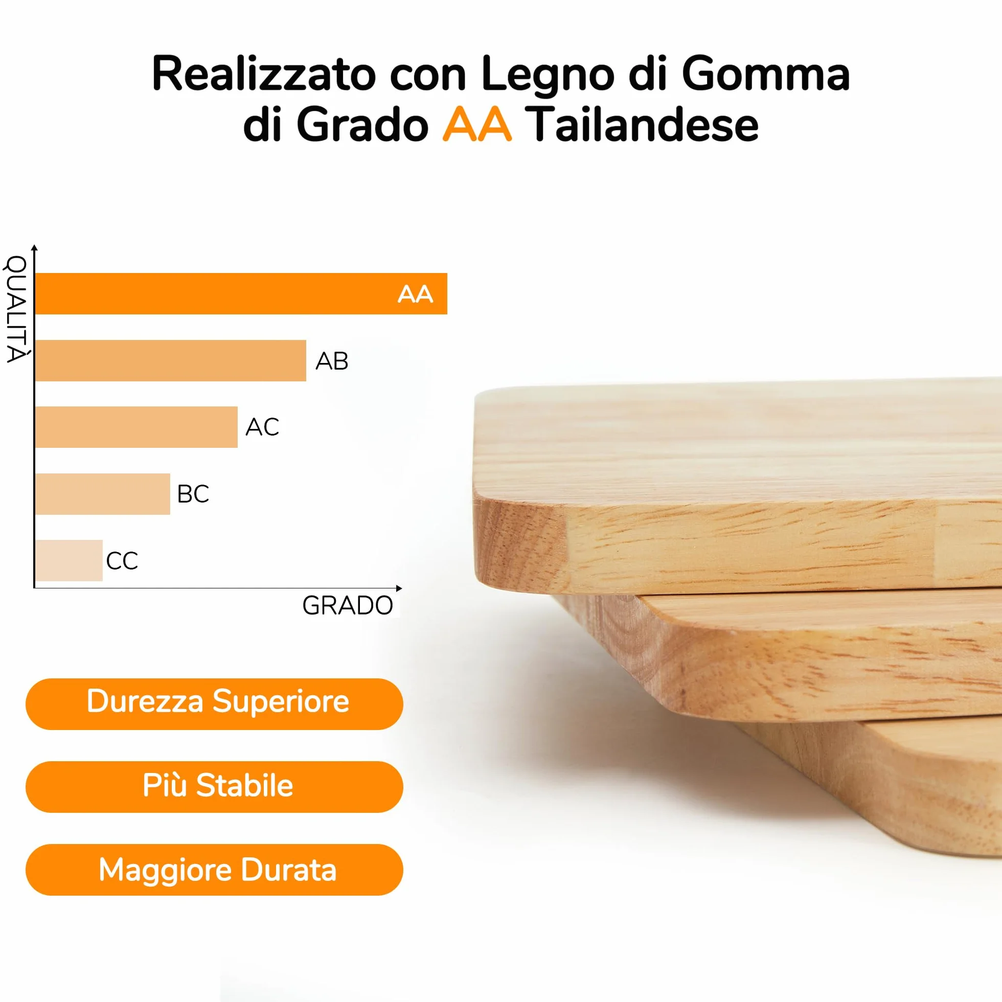 FUKUMARU Torre Tiragraffi per Gatti Alto (205CM), Mensola da Parete a 5 Livelli, Legno Massiccio e Iuta, Gradini per Arrampicare, Graffiare, Giocare