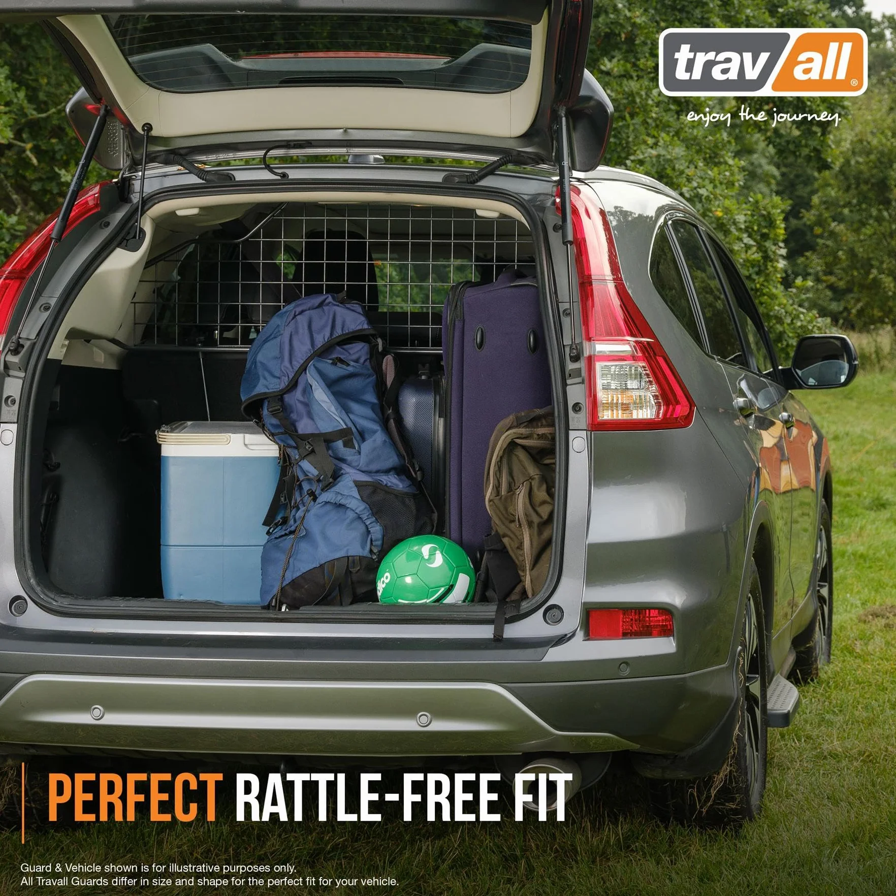 Travall Guard Griglia di Protezione Compatibili con Opel Mokka & Mokka X (2012-2019) Chevrolet Trax (2013-Corrente) TDG1345 – Griglia Divisoria Specifica in Acciaio Dolce