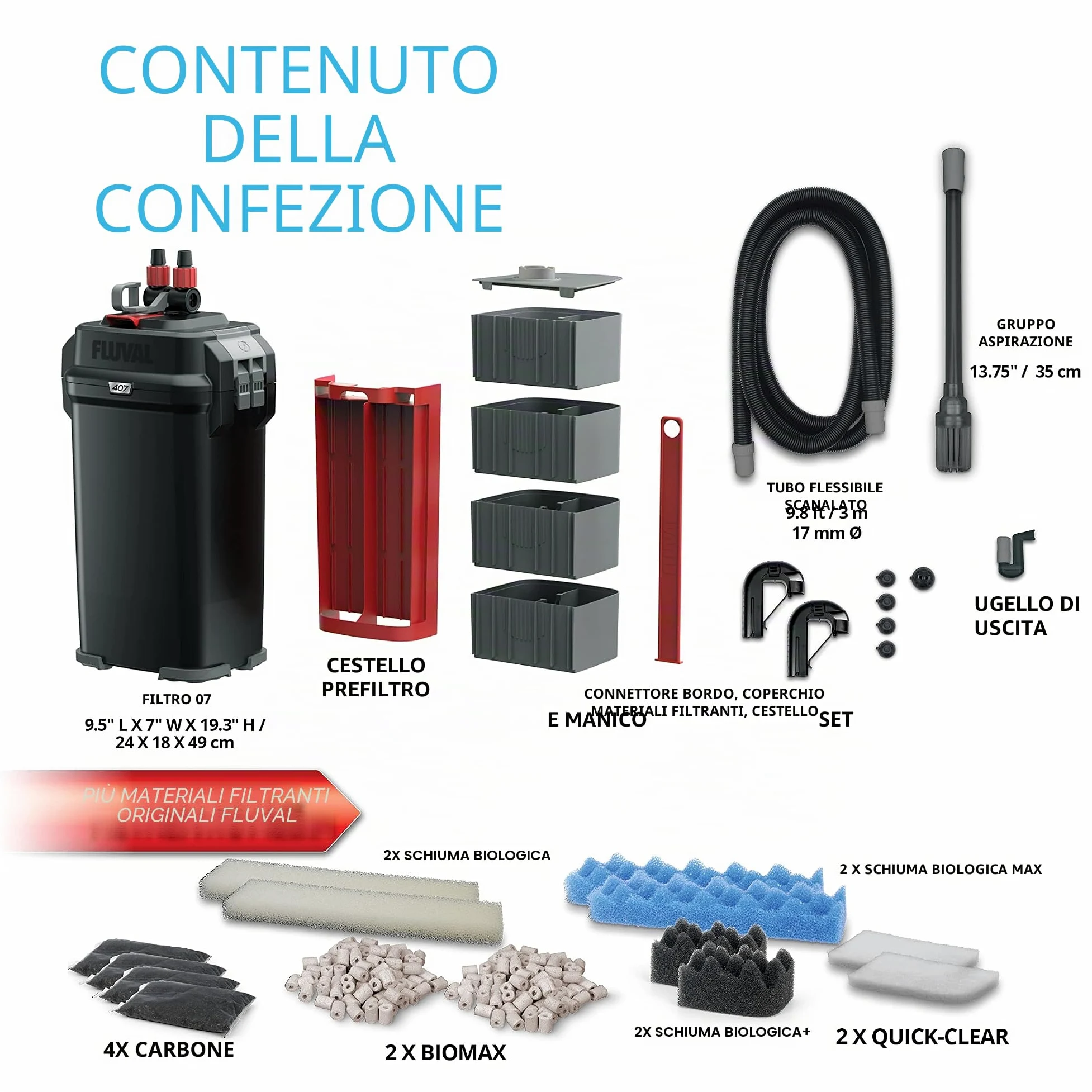 Fluval A450 407 Filtro Esterno