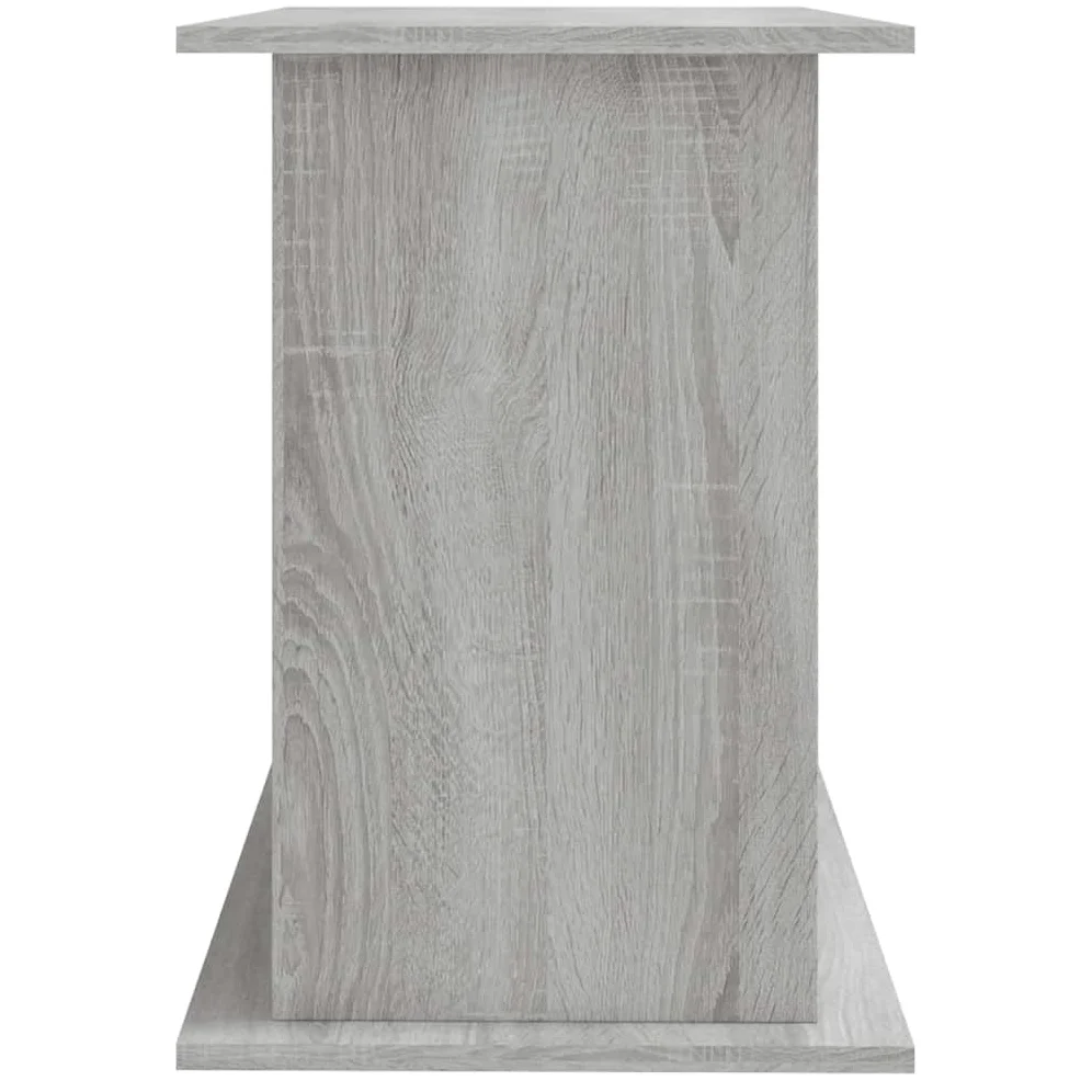 Homgoday Mobiletto per acquario con scomparti e ripiani, Acquario o terrario, Mobiletto per acquario, Tavolo per acquario, Supporto per acquario, Terrario, Grigio Sonoma 101x41x58 cm, Materiale legno