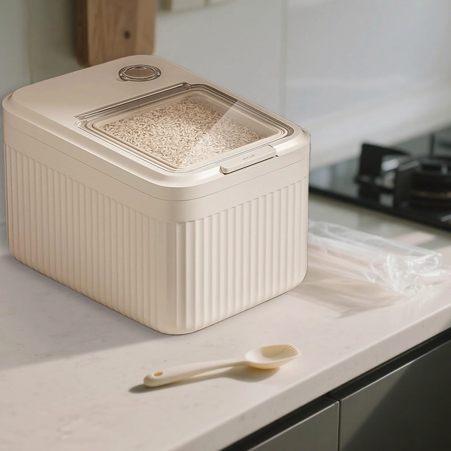 Contenitore Cibo Distributore Snack Sigillato Antipioggia Ermetico | Contenitore Ermetico Cibo Cani Per Pet Gatti Conigli Topi Riso Cereali Farina Soia Dispensa Cucina Casa Garage Fienile