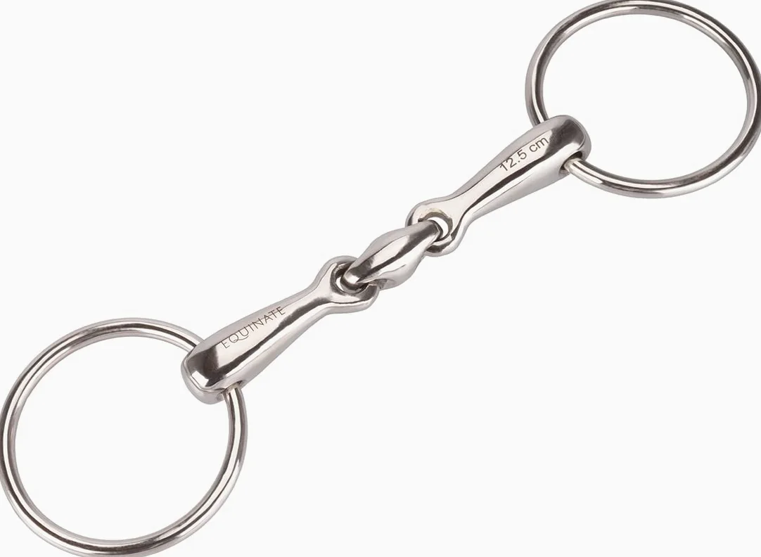 Equinate Pozione d'acqua in acciaio inox, 16 mm, doppia rottura, dentatura anatomica amichevole con azione delicata, incisione laser