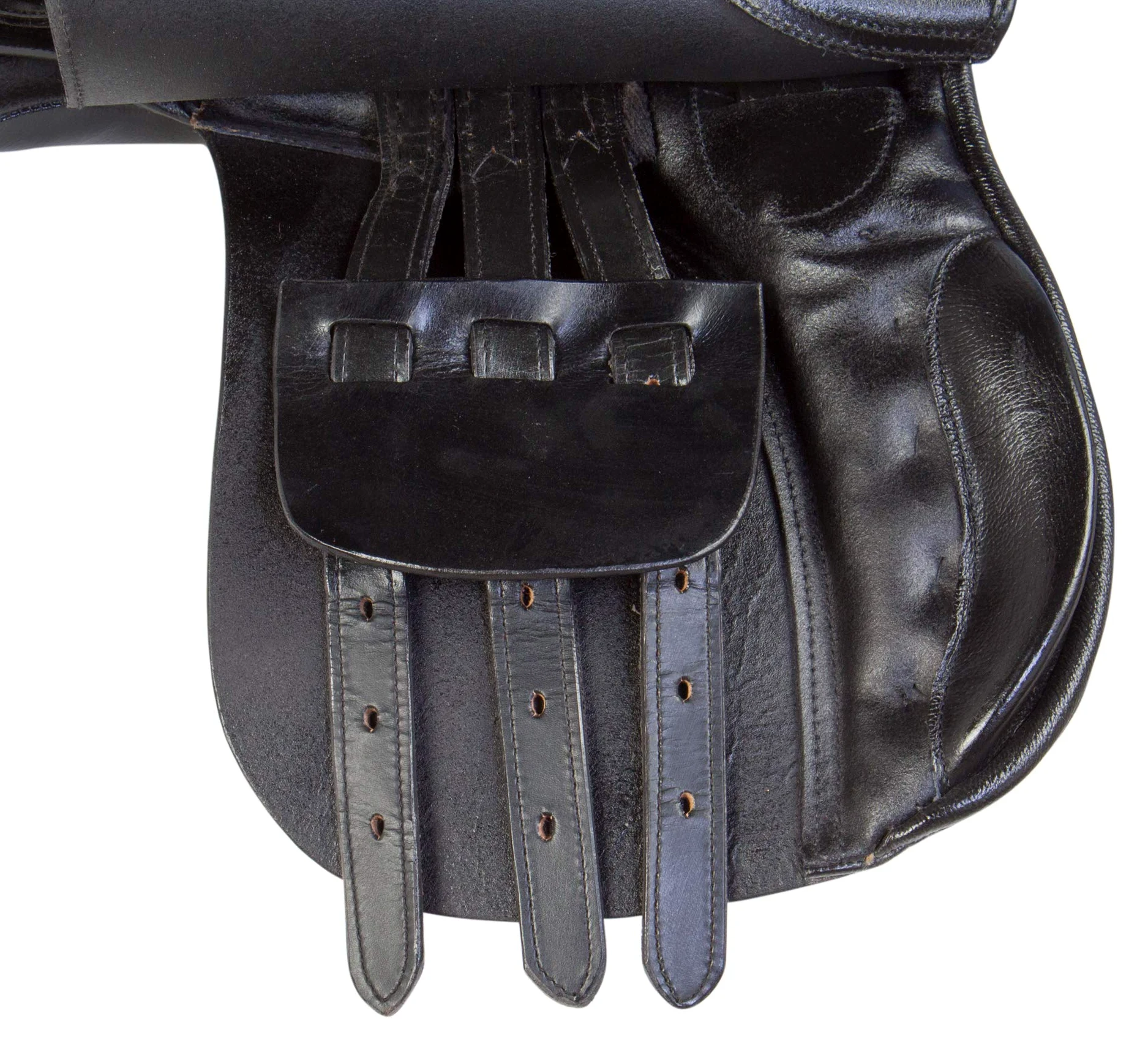 Equitazione Inglese Sella Tack Set Pelle Pelle Ferri Staffe Briglie REINS Circonferenza Cinch Tutti gli usi Show Jumping Trail Equestre Starter Package