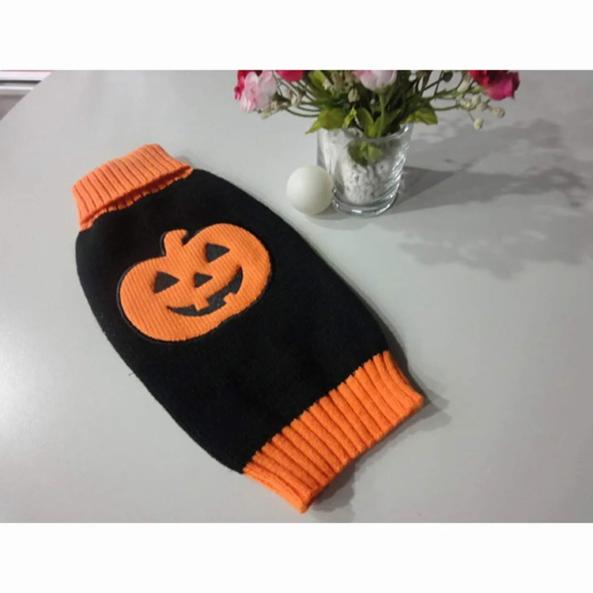 Mipcase Costume Cane Halloween 3 Pz Arredamento di Halloween Maglione per Cani da Compagnia Piccolo Maglione Cane Domestico Costume