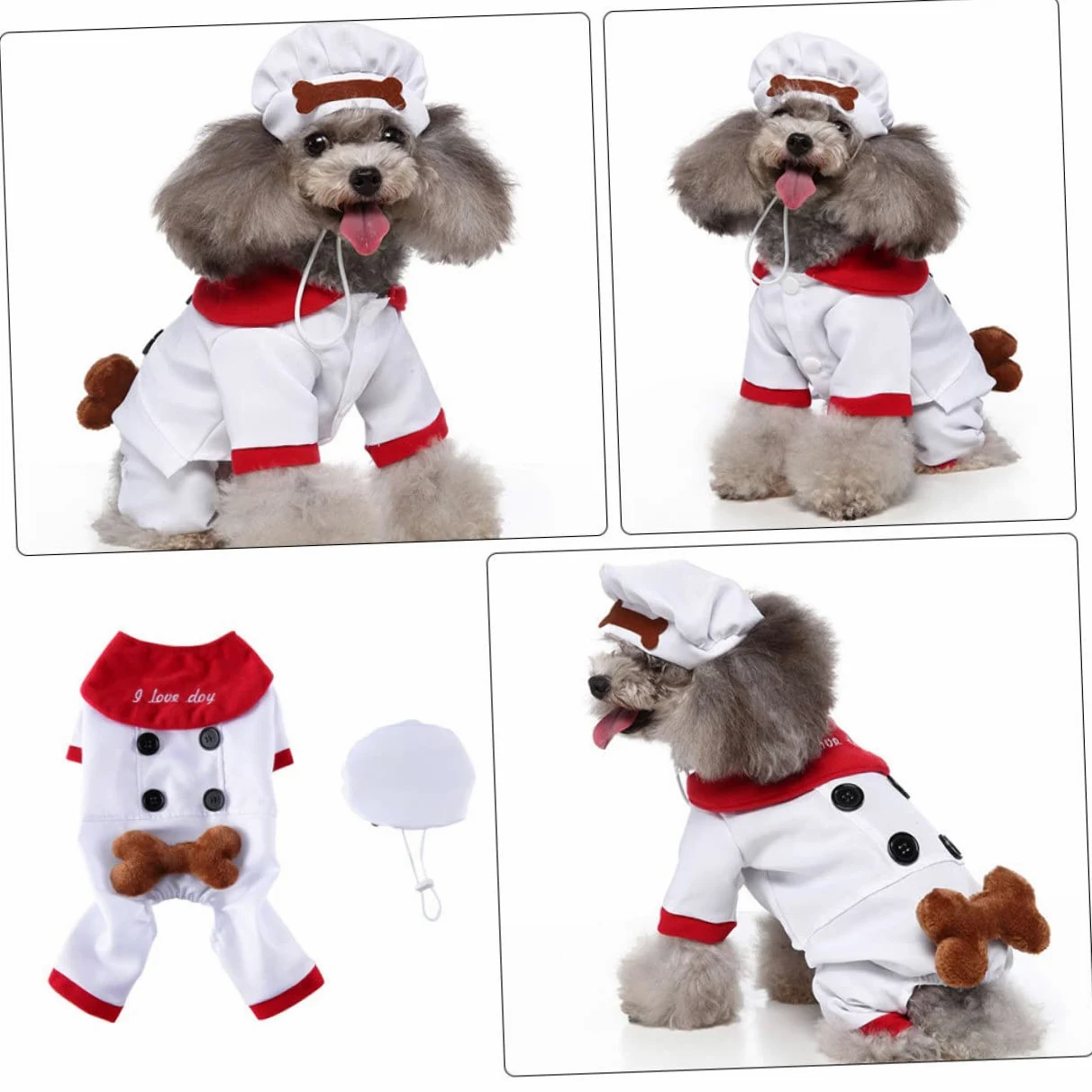 BESPORTBLE 3 Set vestirsi in modo divertente per animali domestici decorazione per animali domestici grandi costumi per cani costume cane halloween costume per cane halloween arredamento