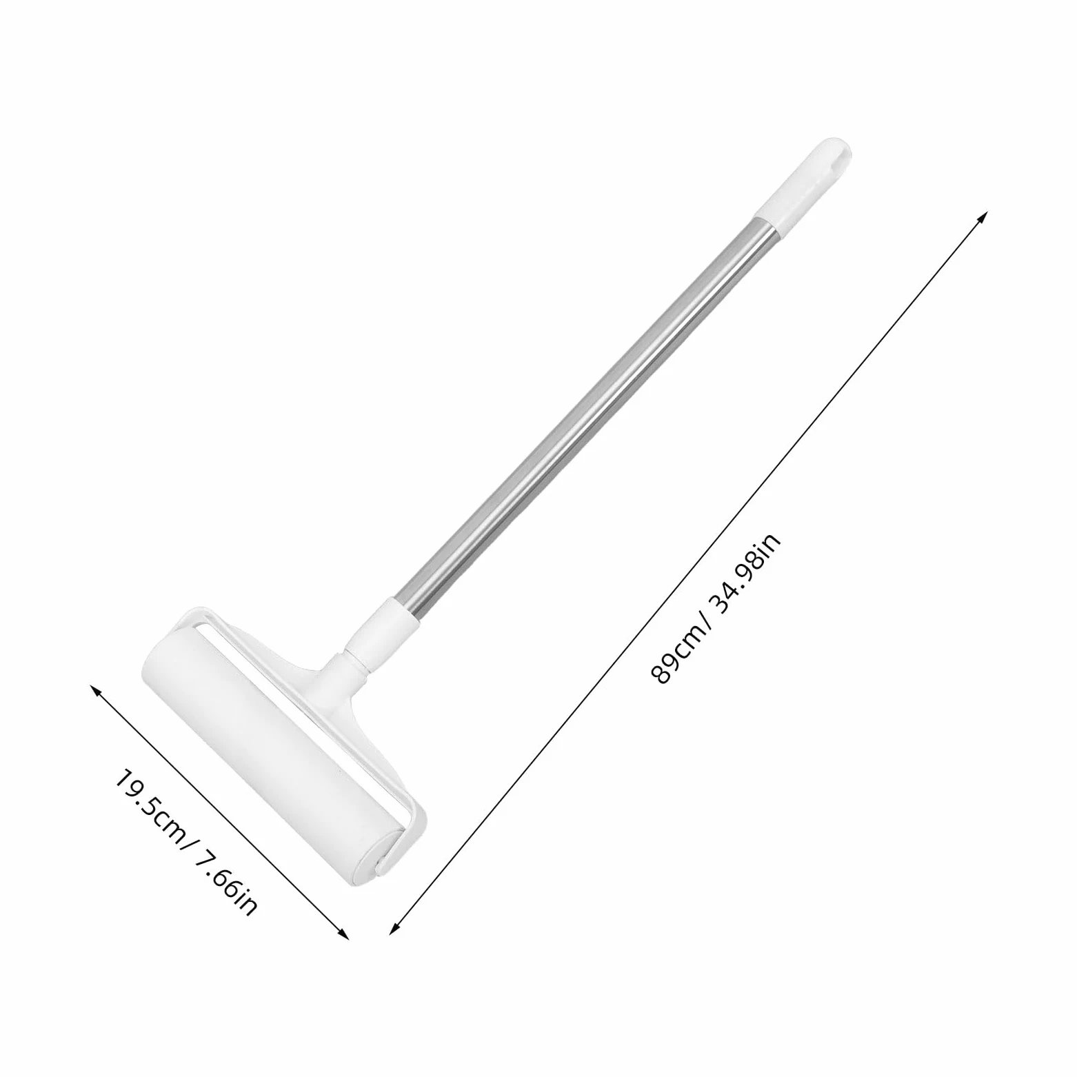 Gadpiparty Rullo Antipelucchi Adesivo Riutilizzabile 19 Cm 4 Ricariche, Rullo Levapelucchi per Pavimenti e Mobili, Portatile per Rimozione Peli Animali Domestici, per Tappeti e Viaggi in