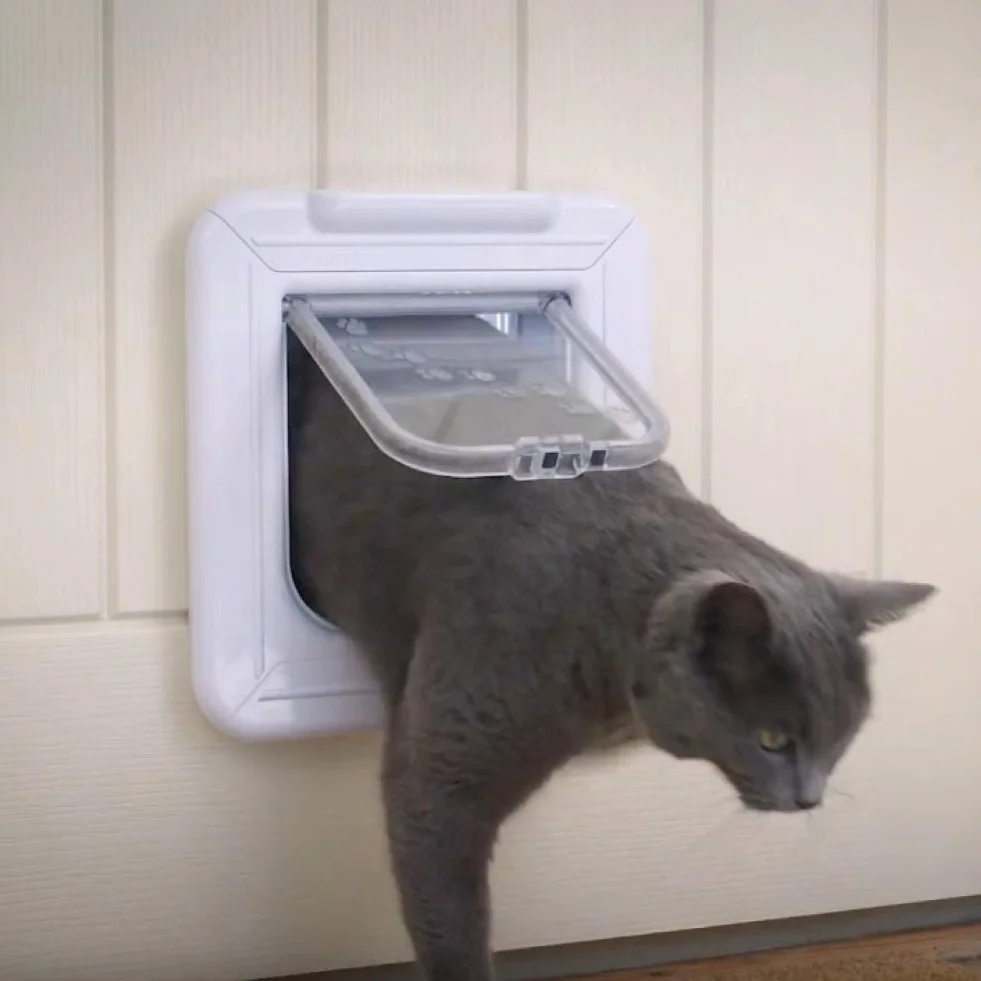 Cat Mate Elite Microchip Cat Flap with Digital Timer & LCD Display