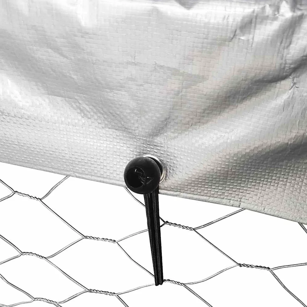 vidaXL Gabbia per Cani da Esterno con Tetto 600x200x150 cm